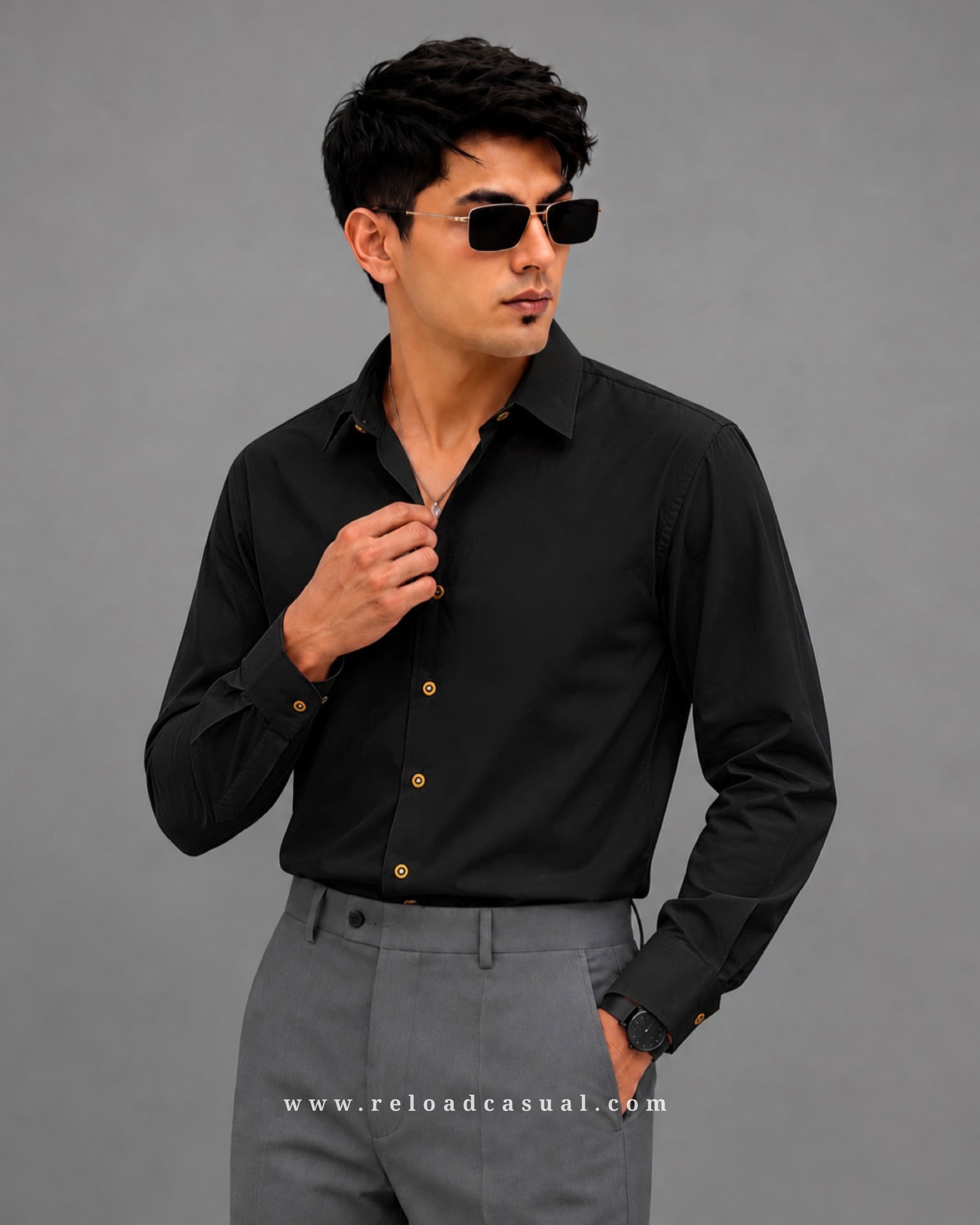 Premium Plain Slim Fit Shirt