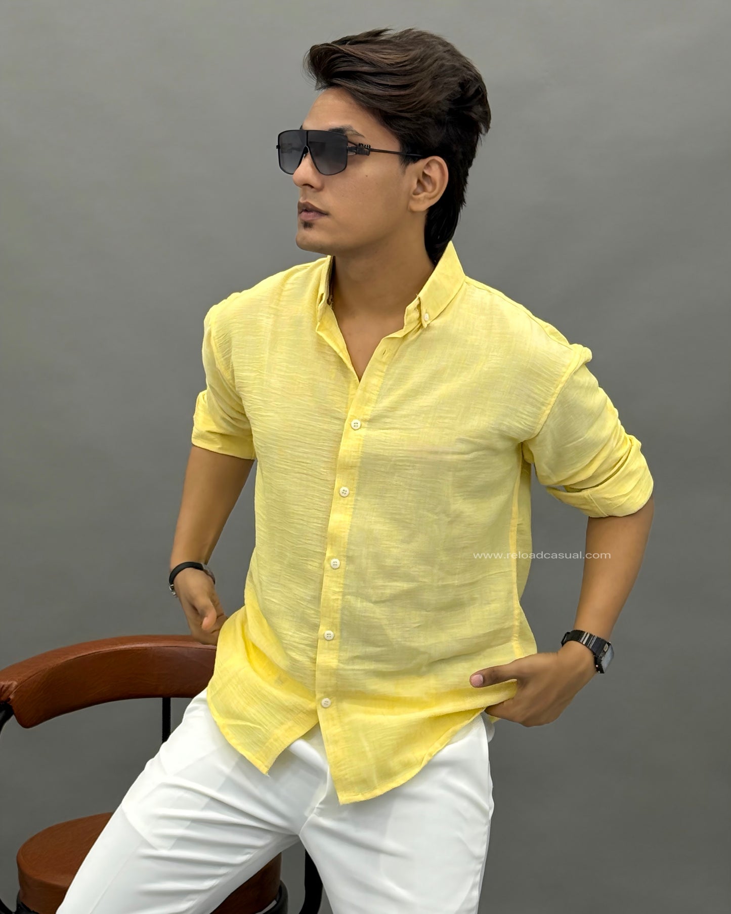 Summer Lenin Fabric Shirt