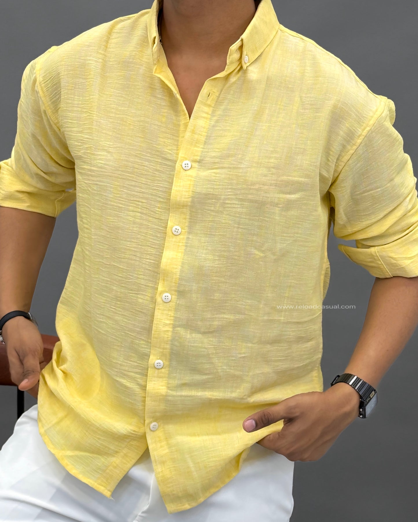 Summer Lenin Fabric Shirt