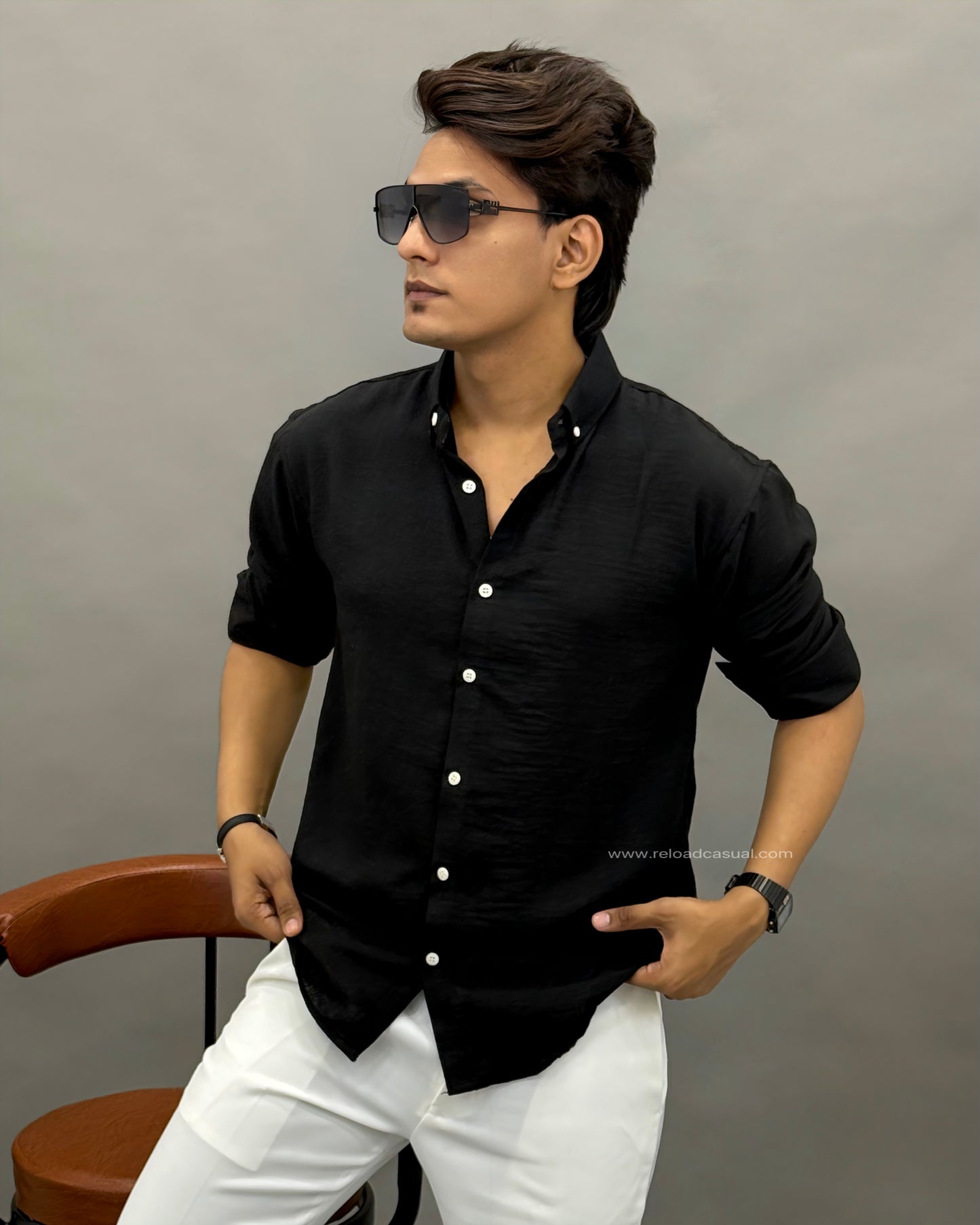 Summer Lenin Fabric Shirt