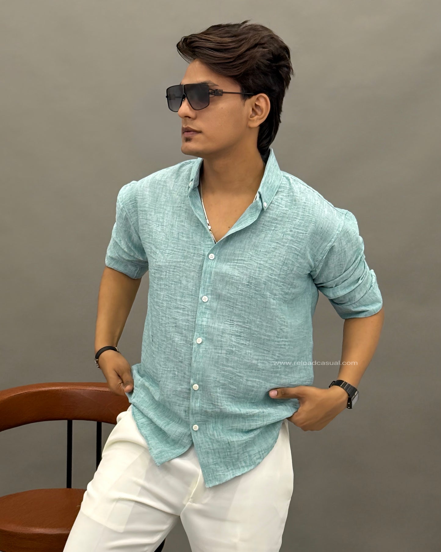 Summer Lenin Fabric Shirt
