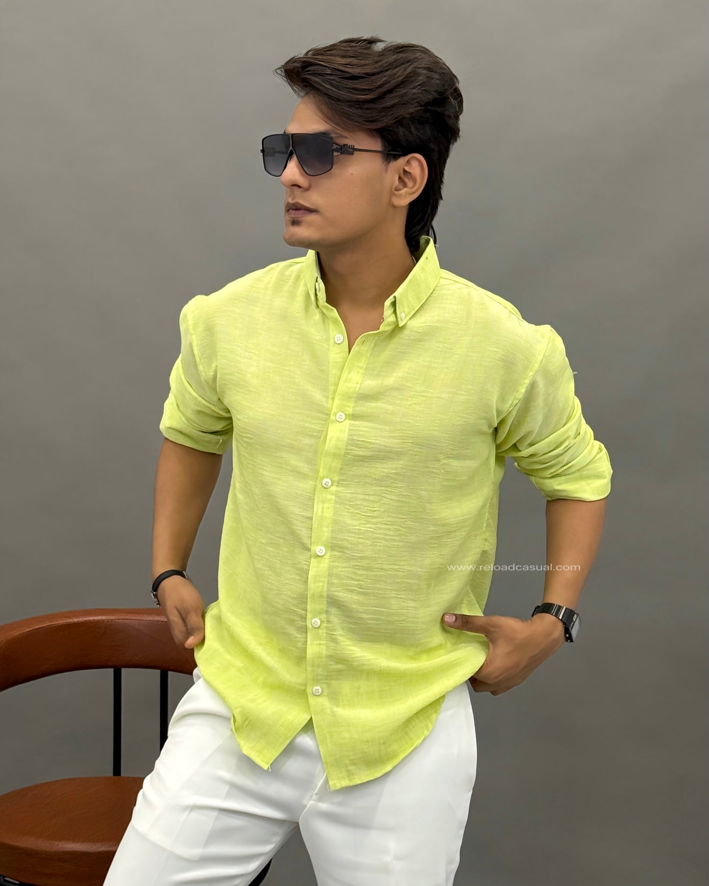 Summer Lenin Fabric Shirt
