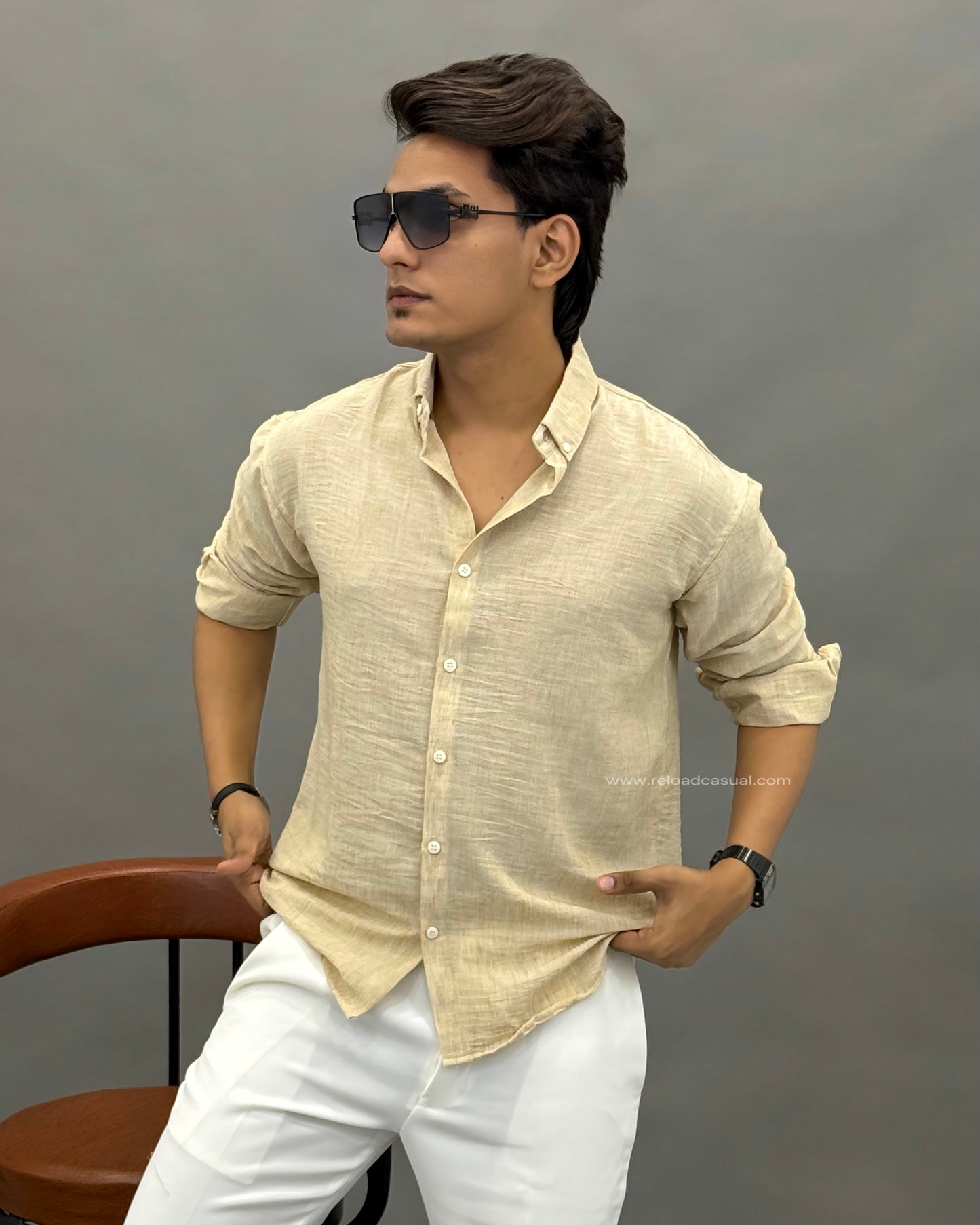Summer Lenin Fabric Shirt
