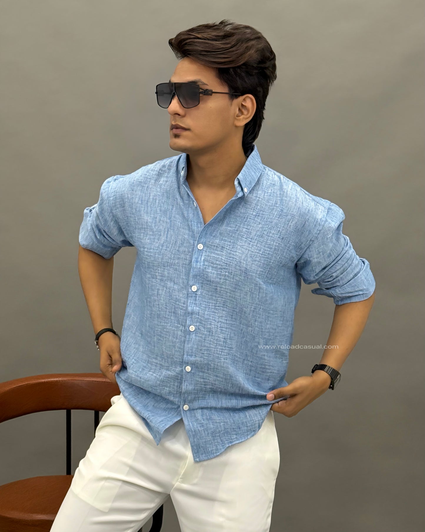 Summer Lenin Fabric Shirt