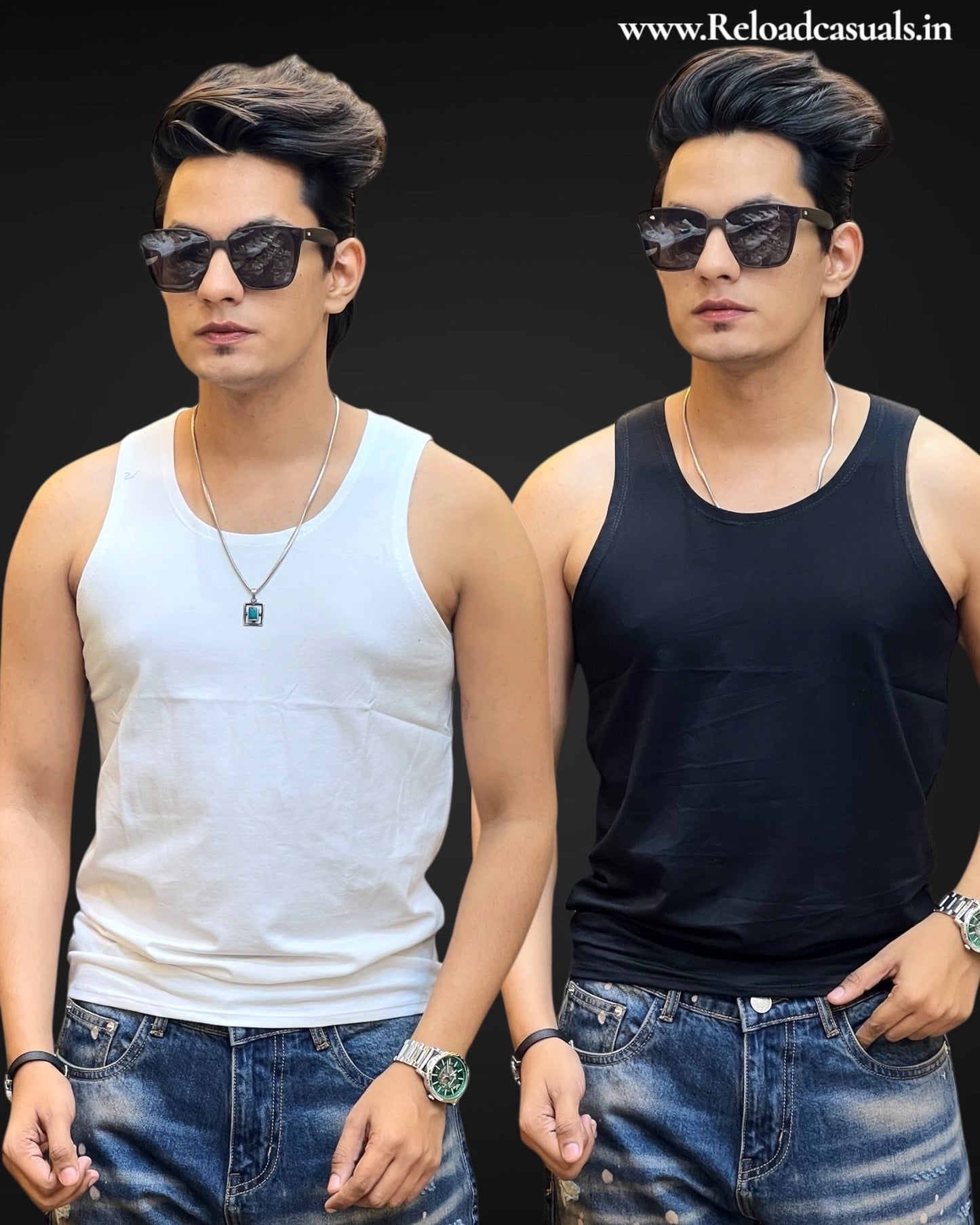 Essential Solid Cotton Muscle Tank