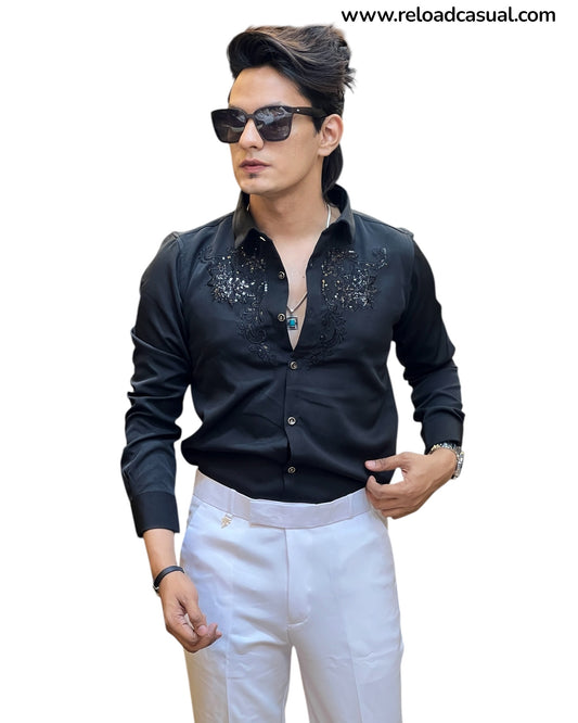 Ornate Embroidered Handwork Shirt
