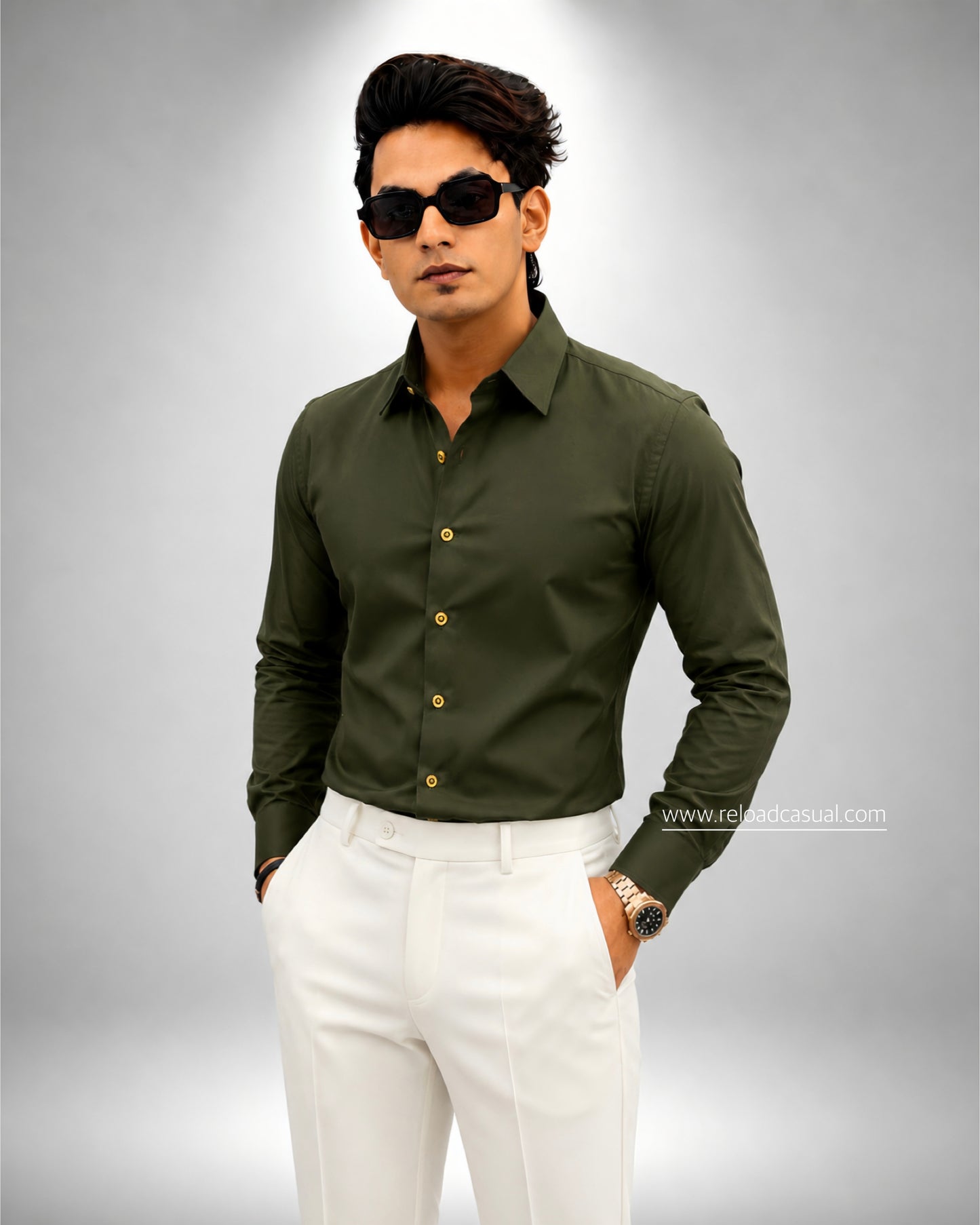 Premium Plain Slim Fit Shirt