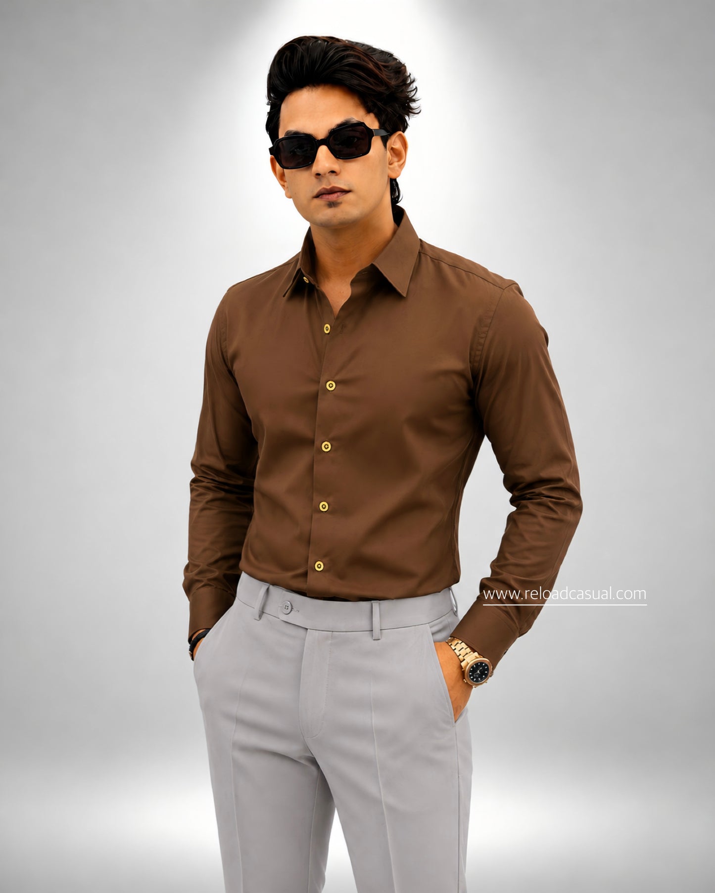 Premium Plain Slim Fit Shirt