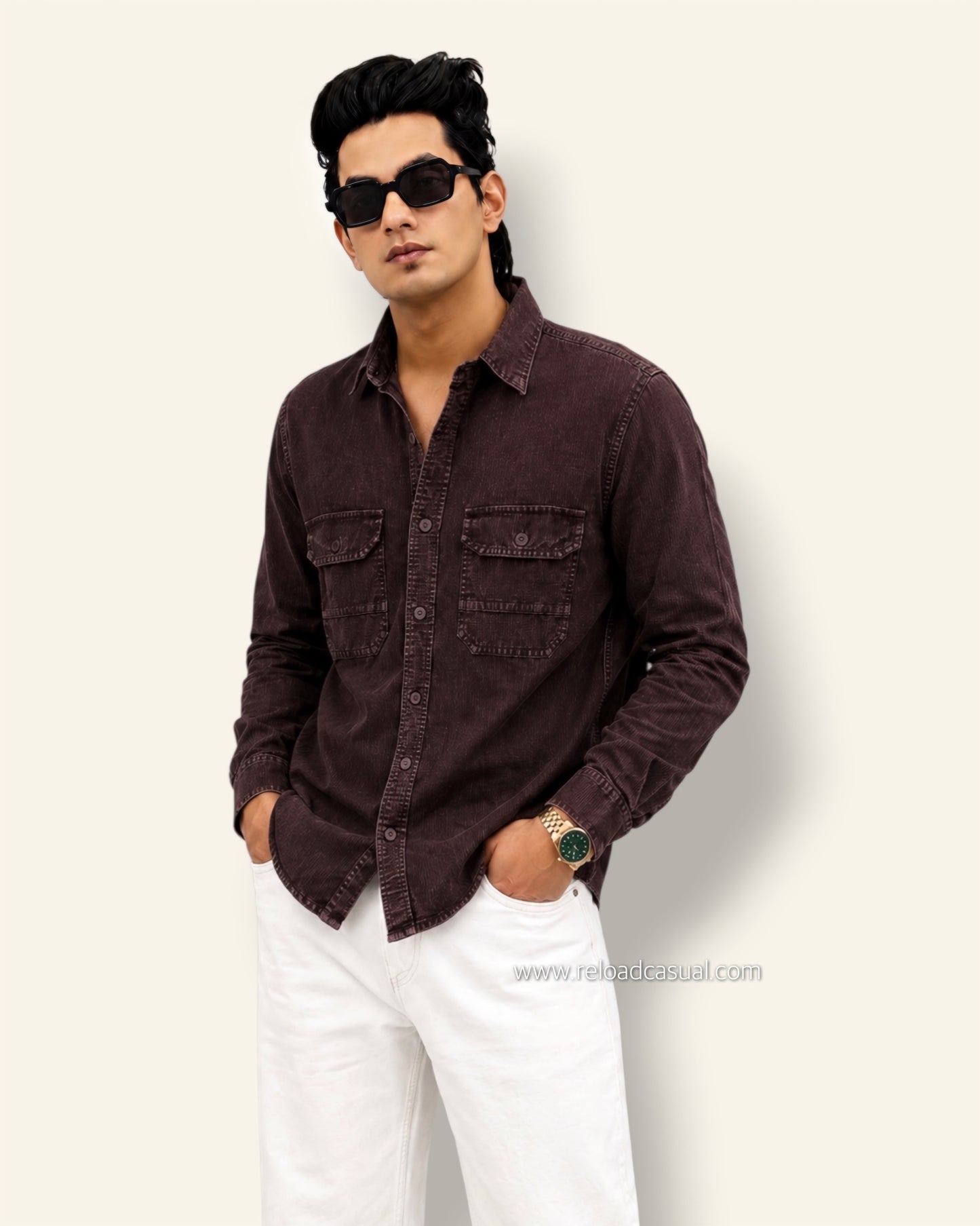 Twin Flap Pocket RFD Corduroy Shirt