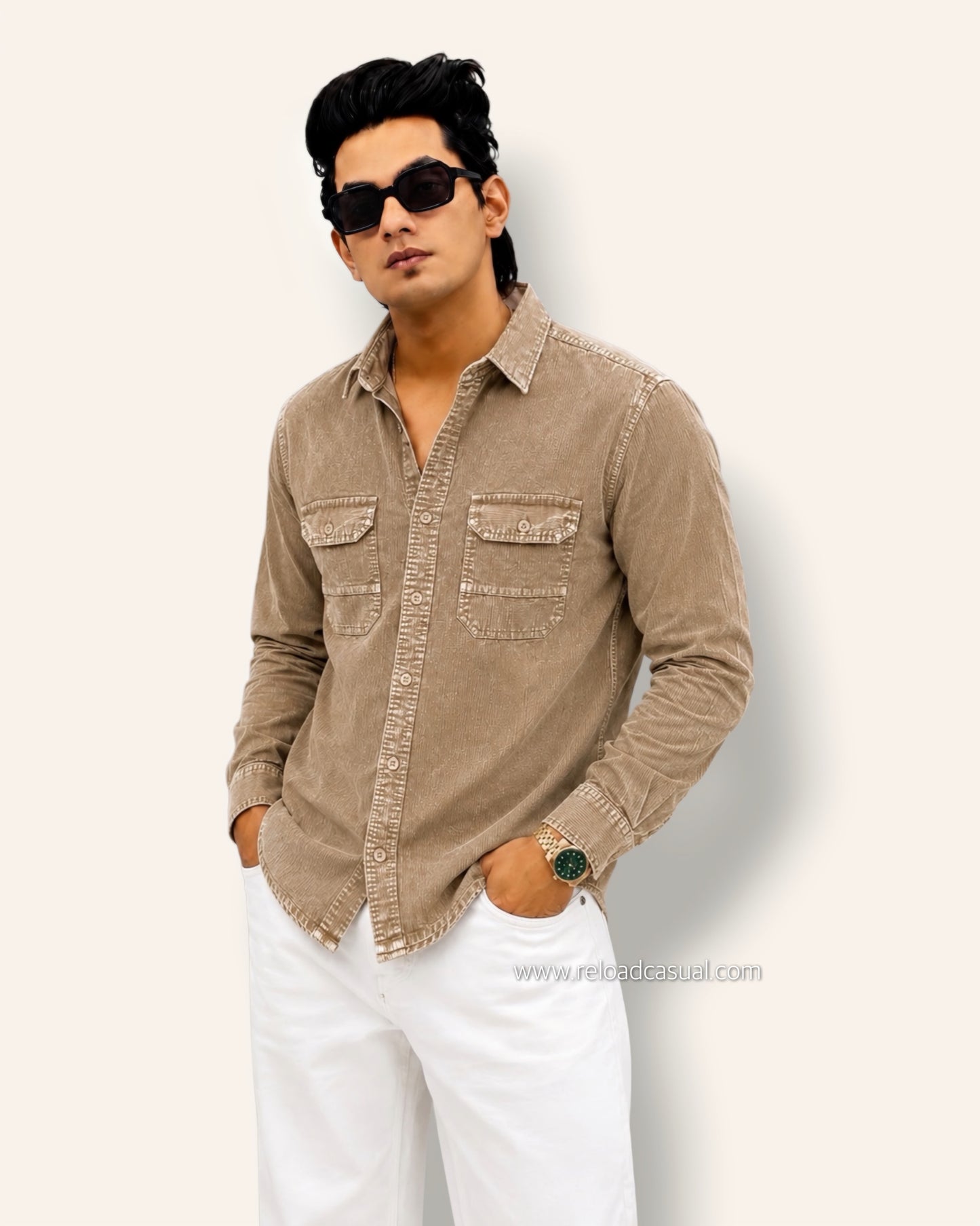Twin Flap Pocket RFD Corduroy Shirt