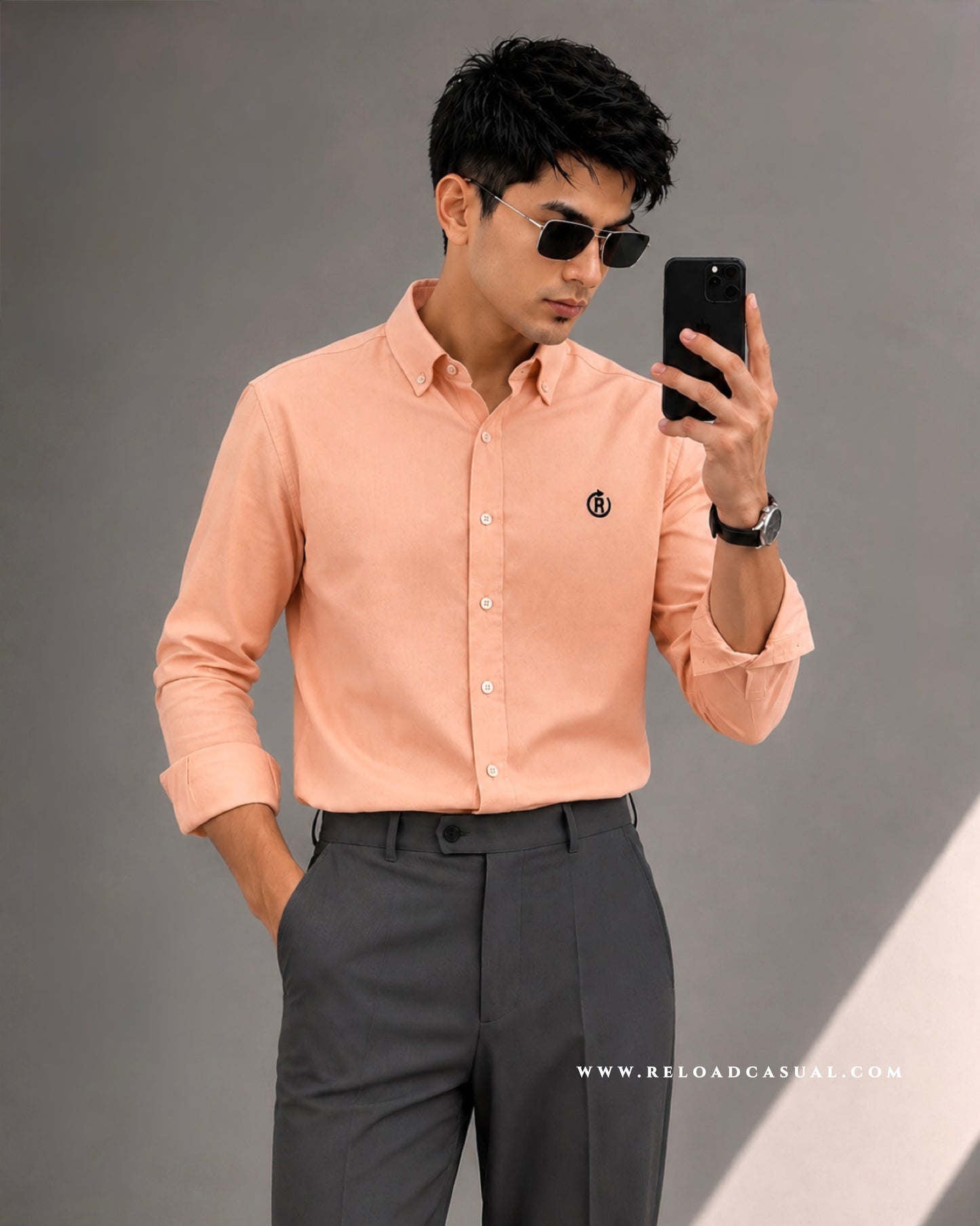 Down Button Oxford Slim Fit Shirt