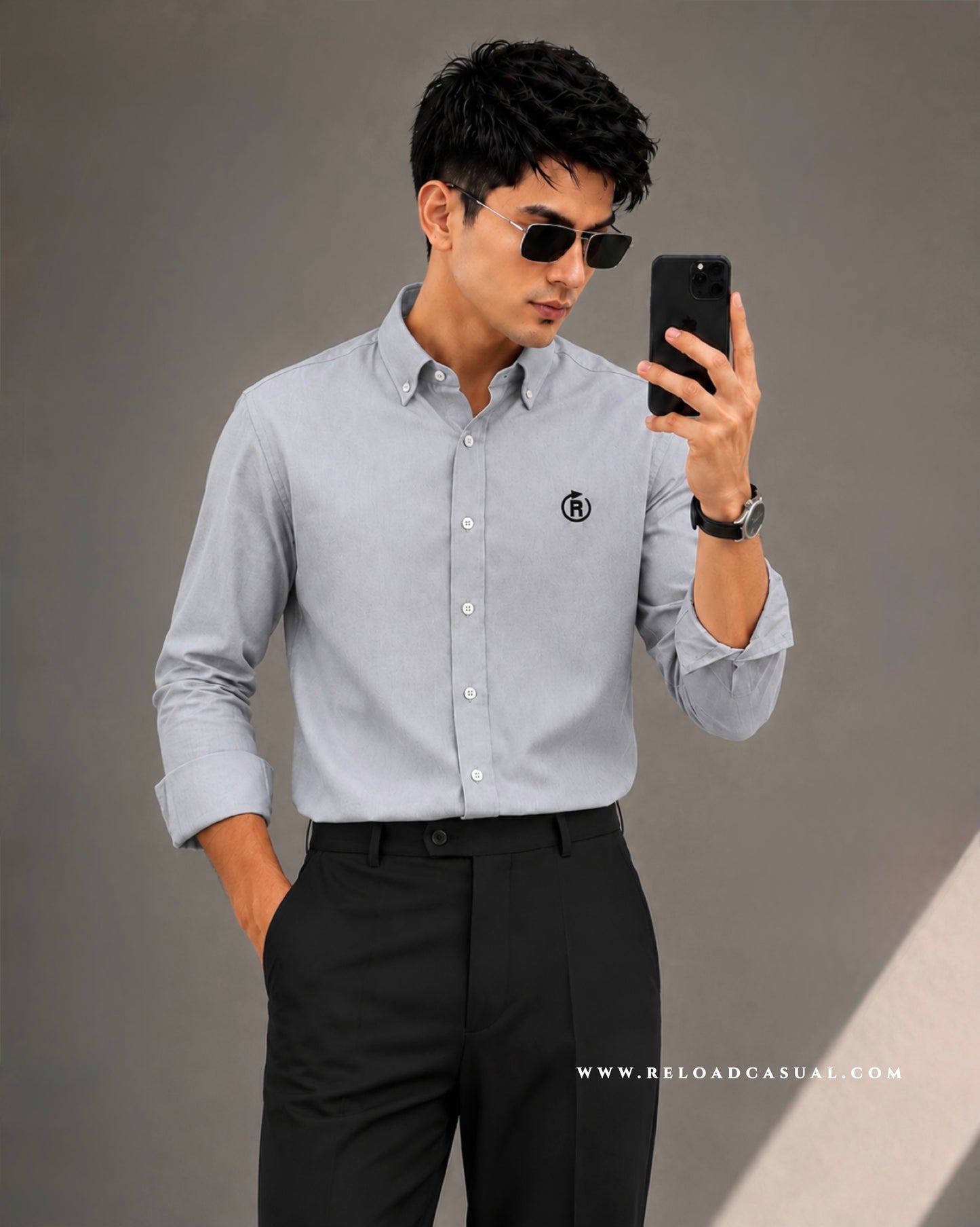 Down Button Oxford Slim Fit Shirt