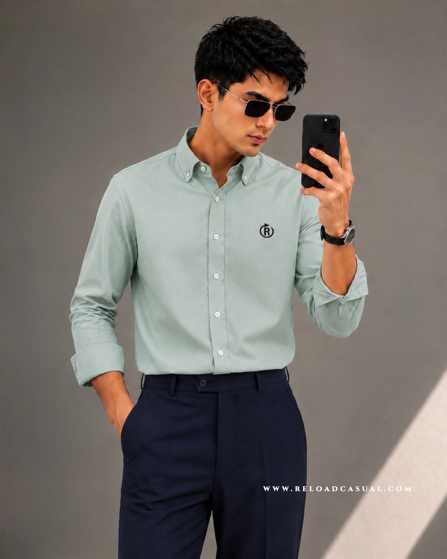Down Button Oxford Slim Fit Shirt