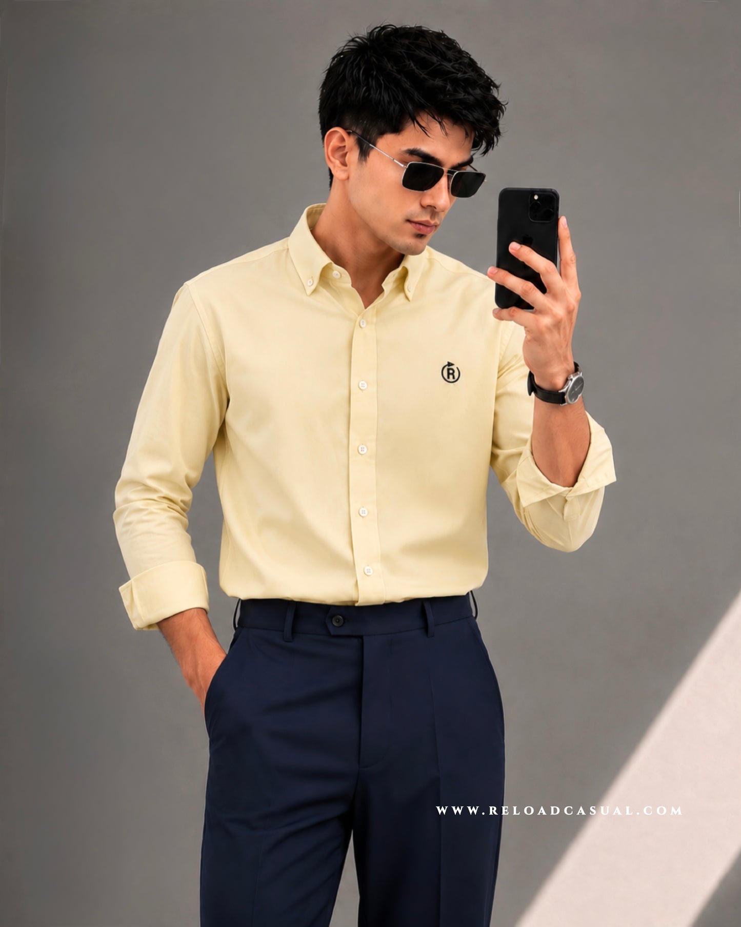 Down Button Oxford Slim Fit Shirt