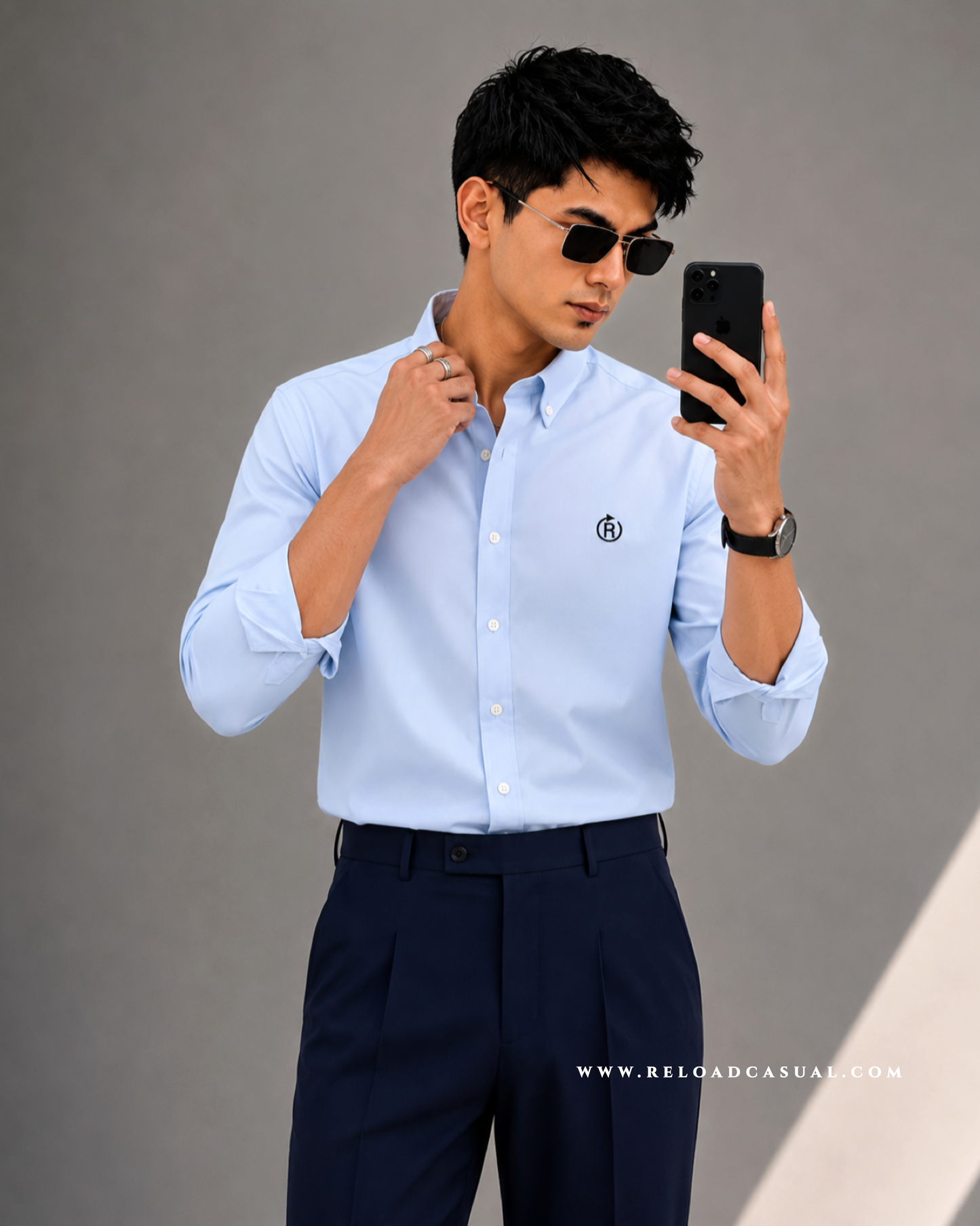 Down Button Oxford Slim Fit Shirt
