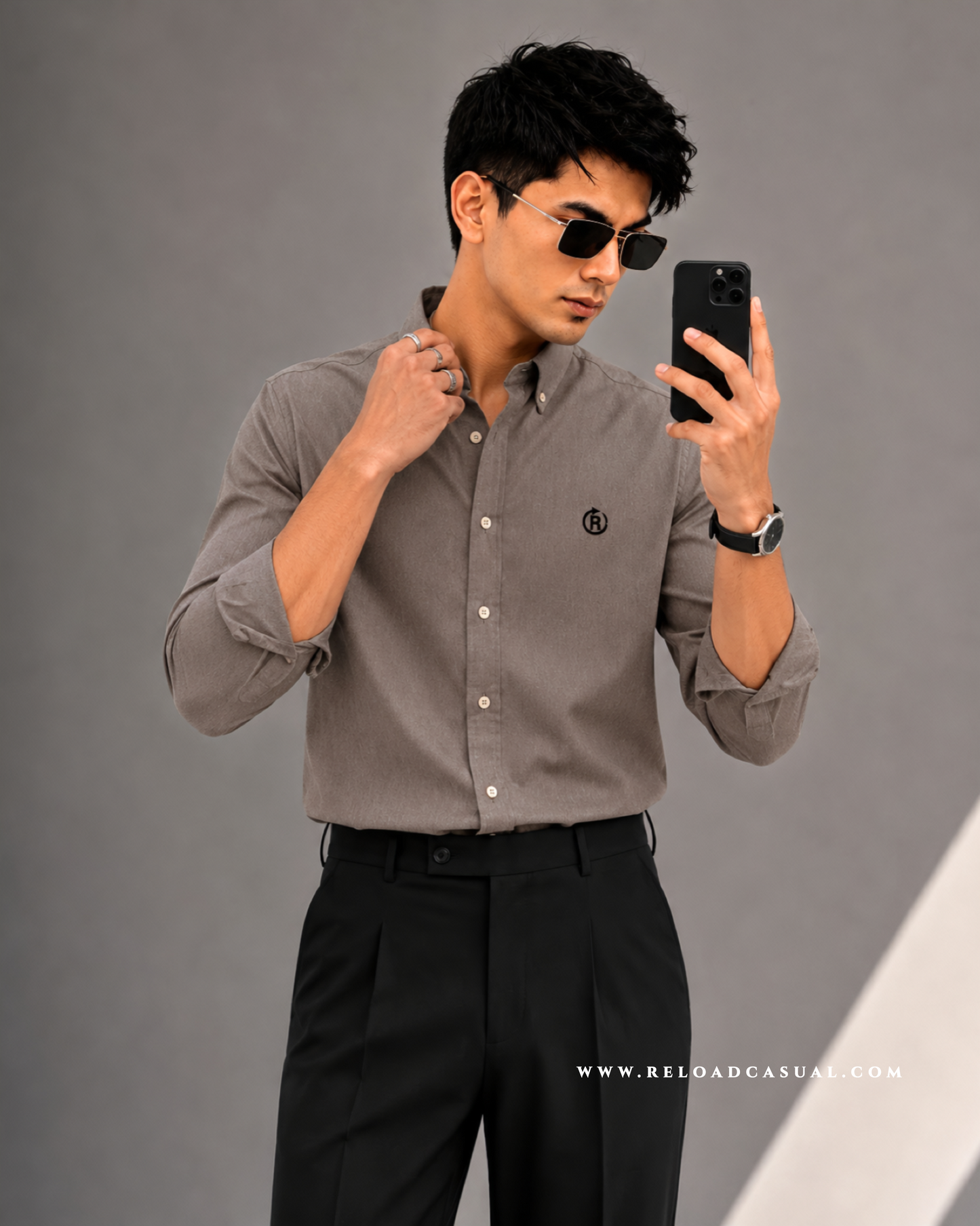 Down Button Oxford Slim Fit Shirt