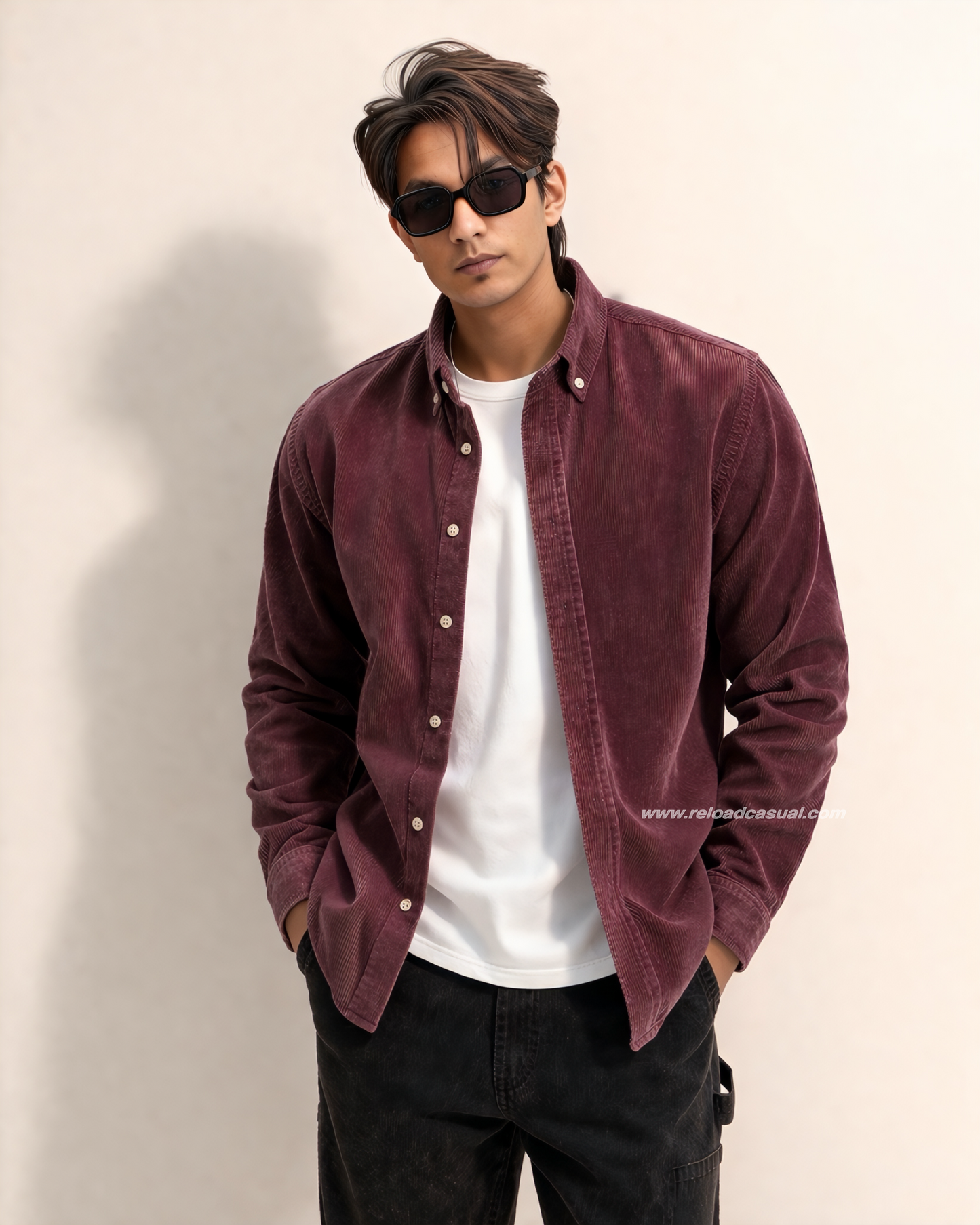 Italian Fit Corduroy Shirt