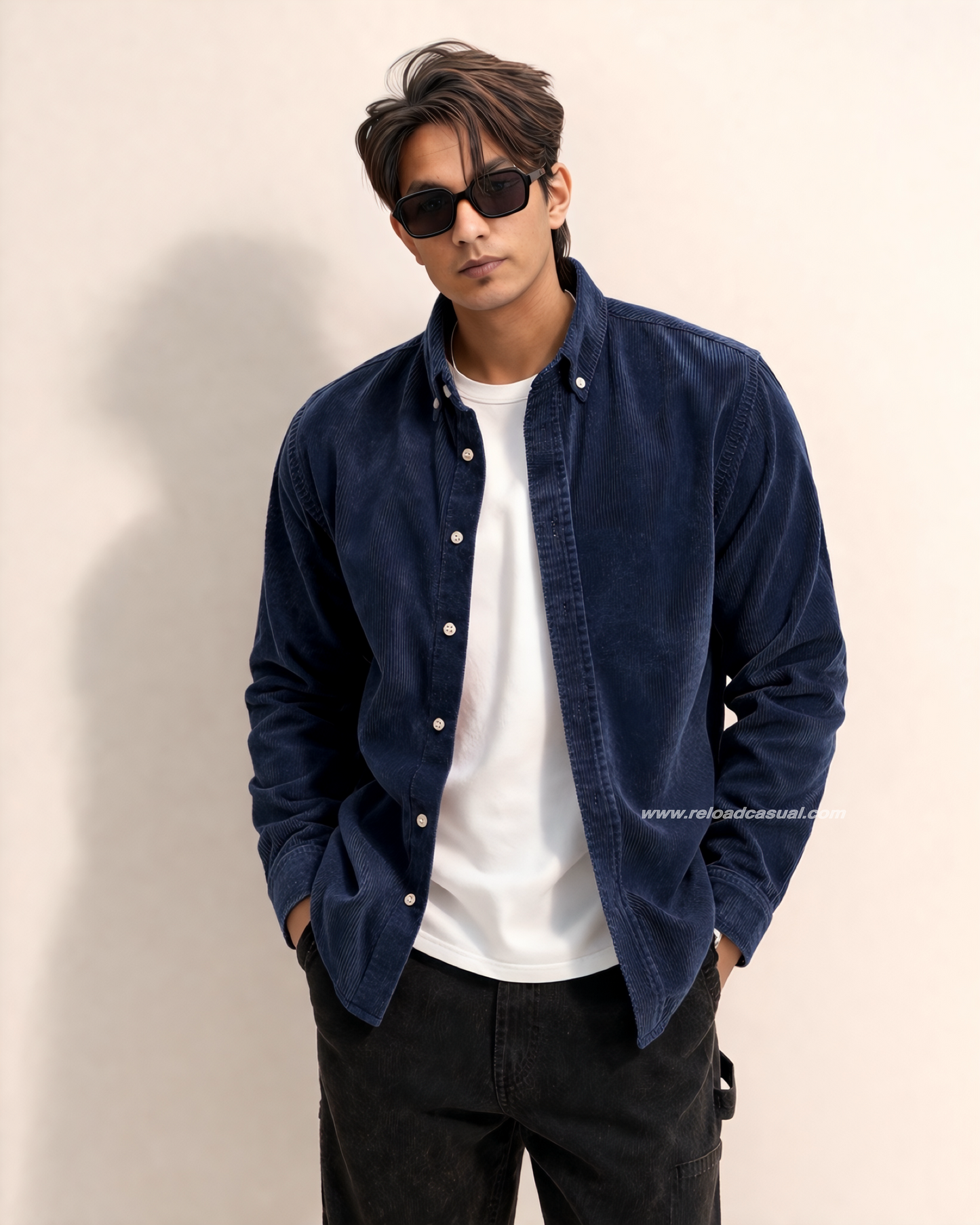 Italian Fit Corduroy Shirt