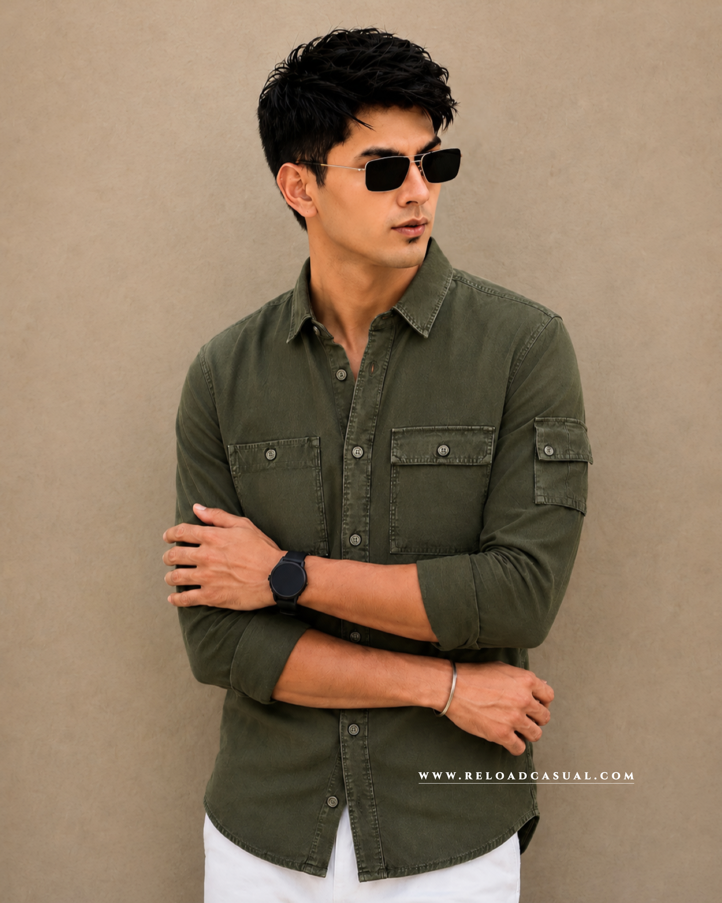 Men's Double Utility Pocket Shirt