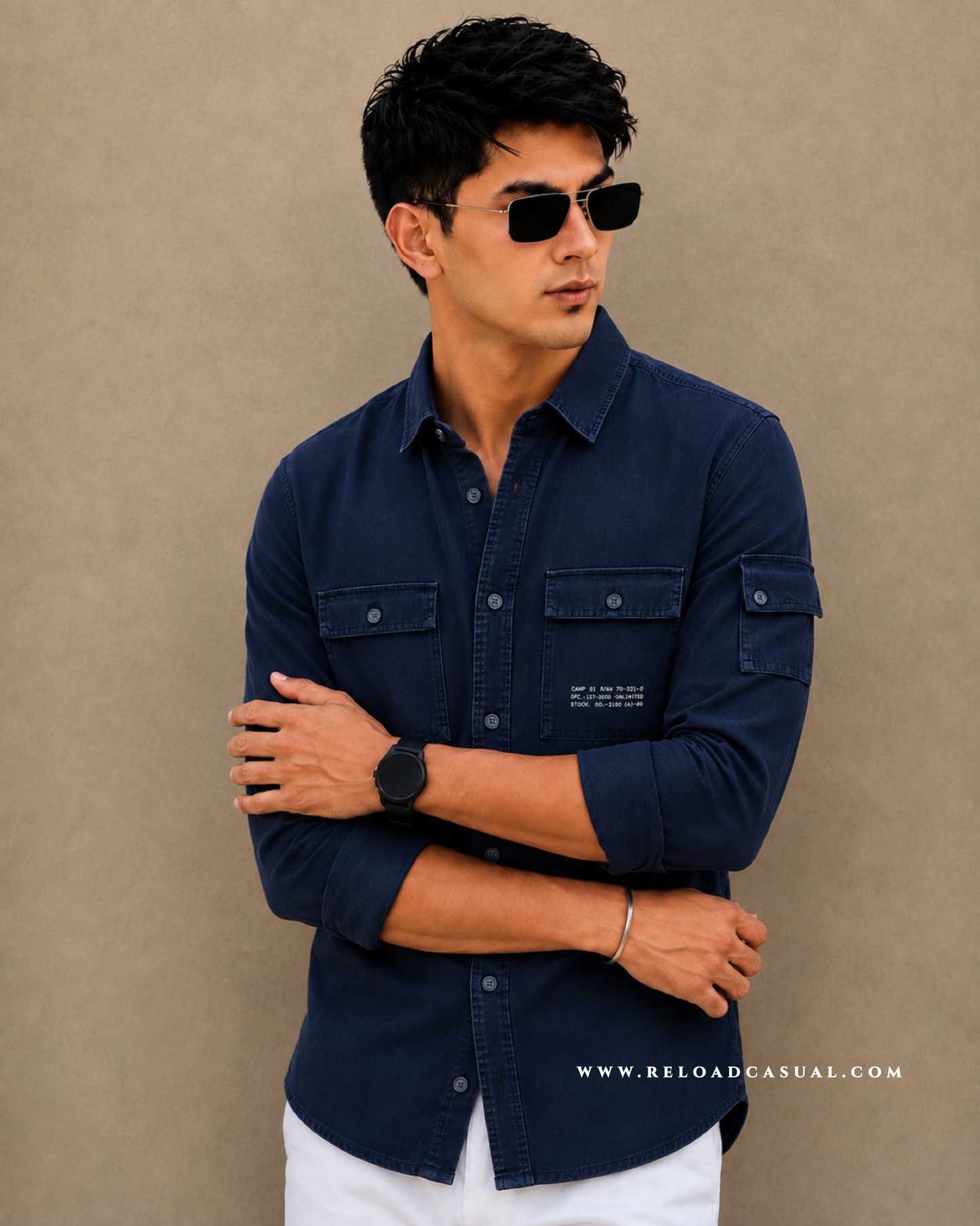 Men's Double Utility Pocket Shirt