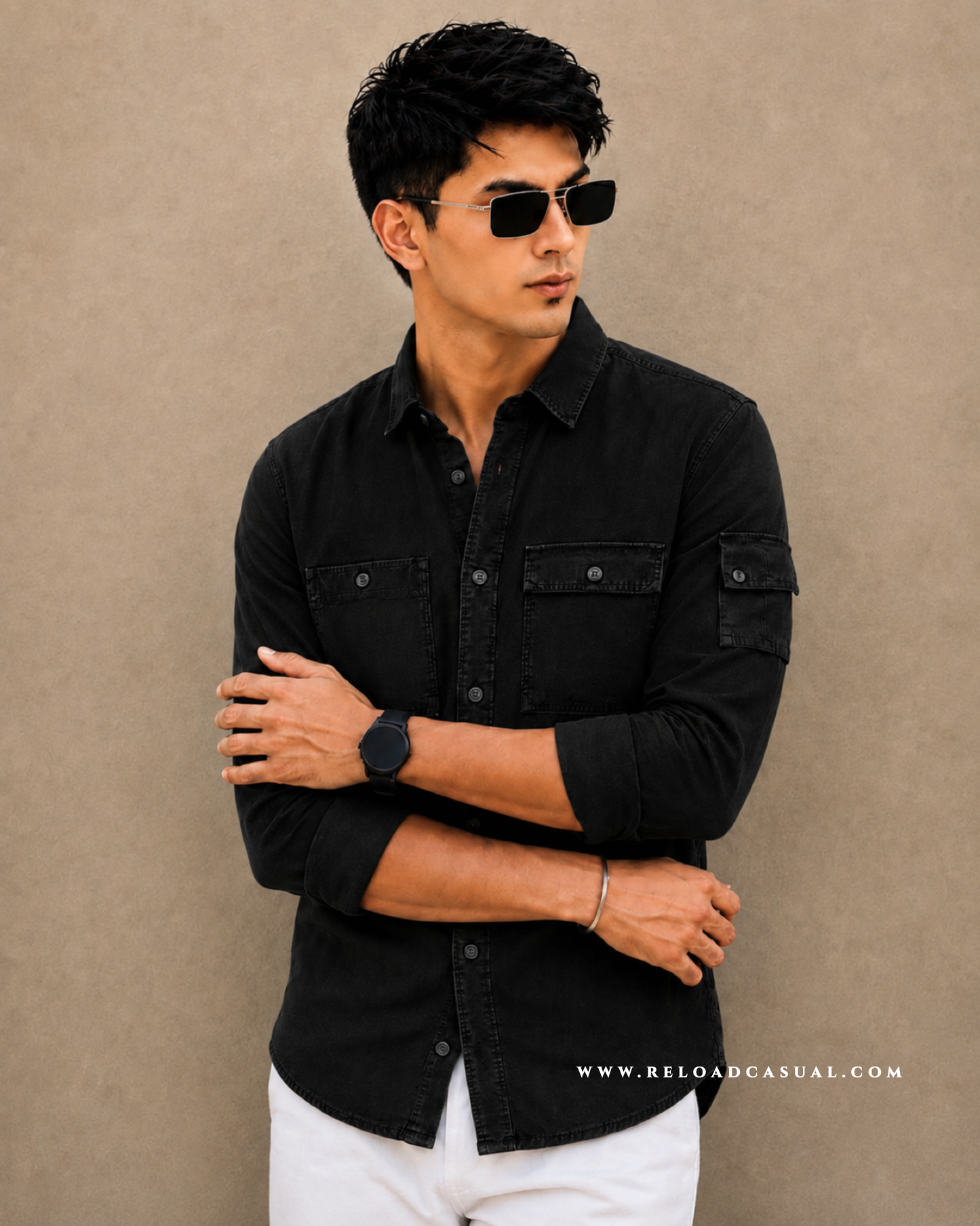 Men's Double Utility Pocket Shirt