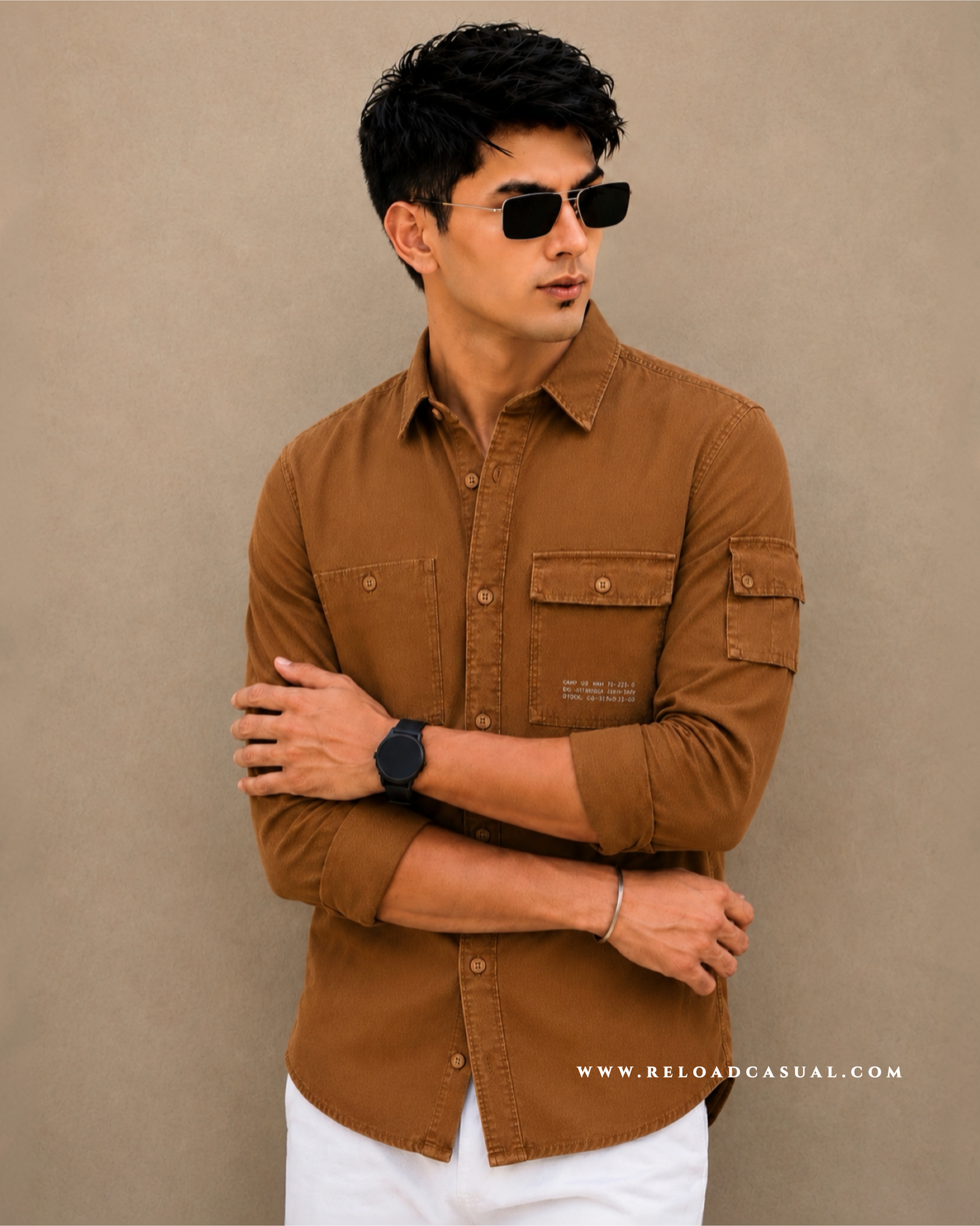 Men's Double Utility Pocket Shirt