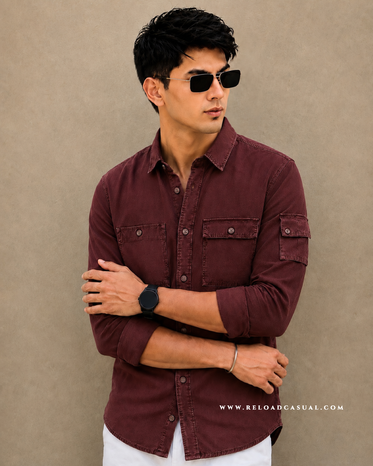 Men's Double Utility Pocket Shirt