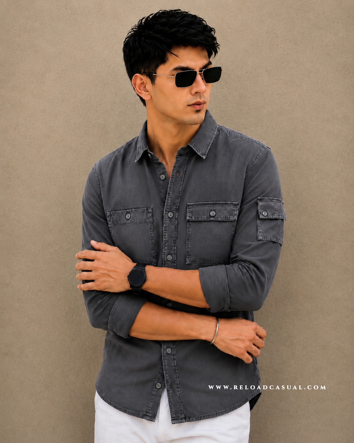 Men's Double Utility Pocket Shirt