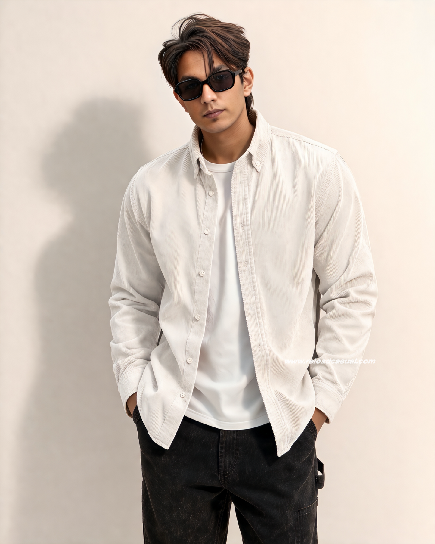Italian Fit Corduroy Shirt