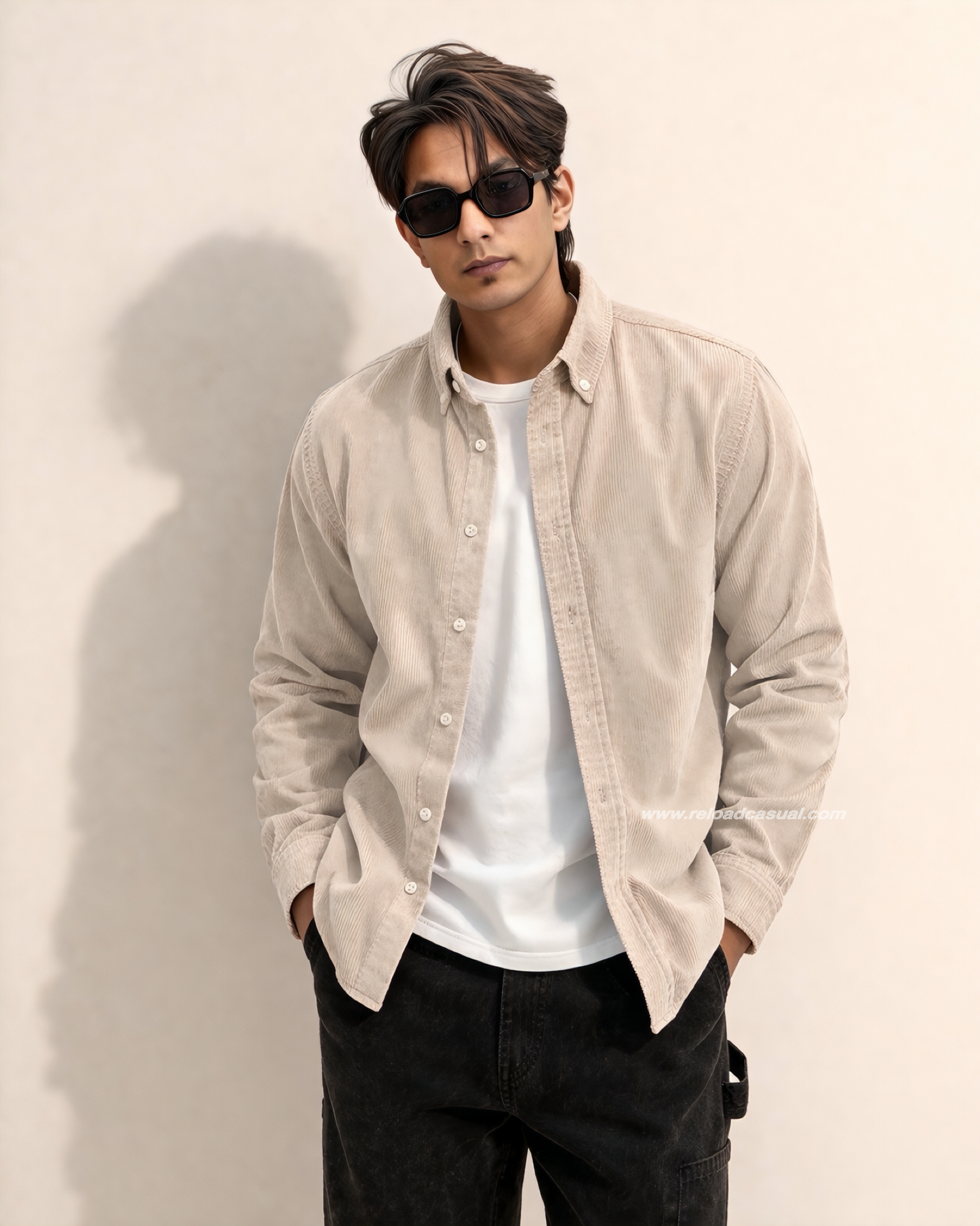 Italian Fit Corduroy Shirt