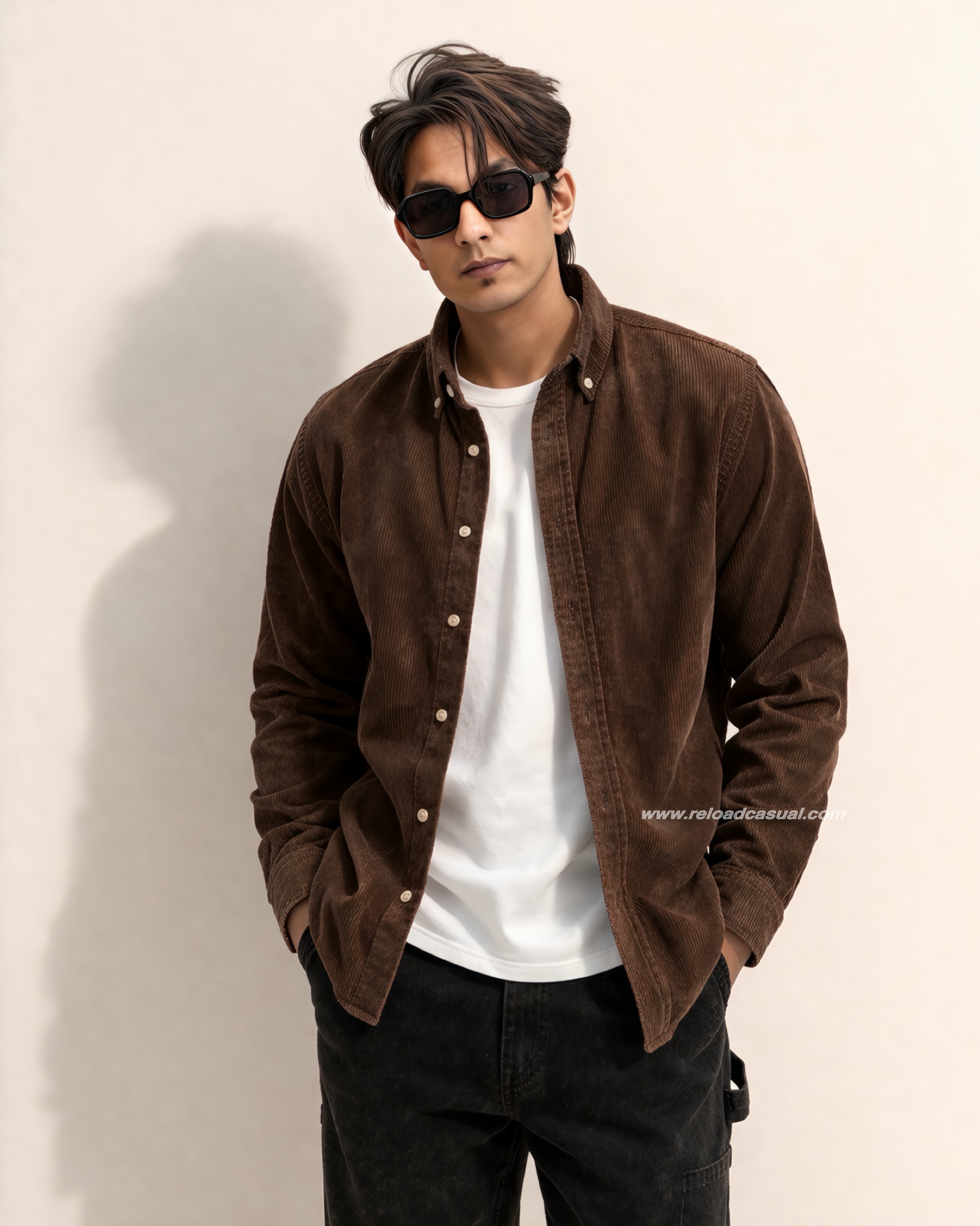 Italian Fit Corduroy Shirt