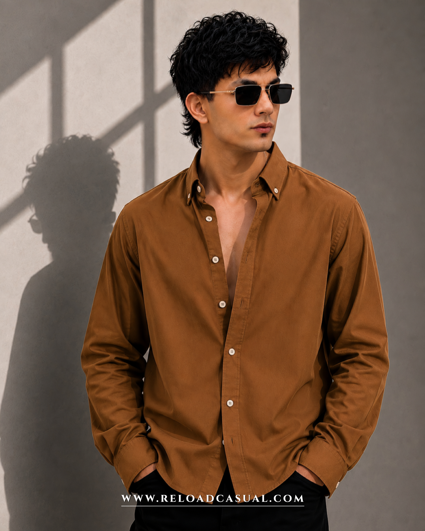Matty Linen Cotton Down Button Shirt