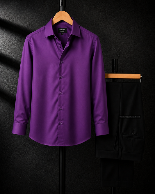 Premium Satin Shirt & Adjustable Pant Combo