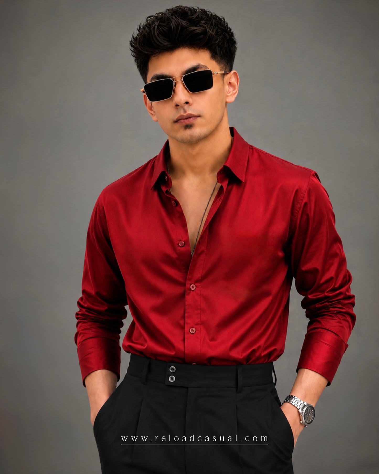 Premium Satin Shirts for Men