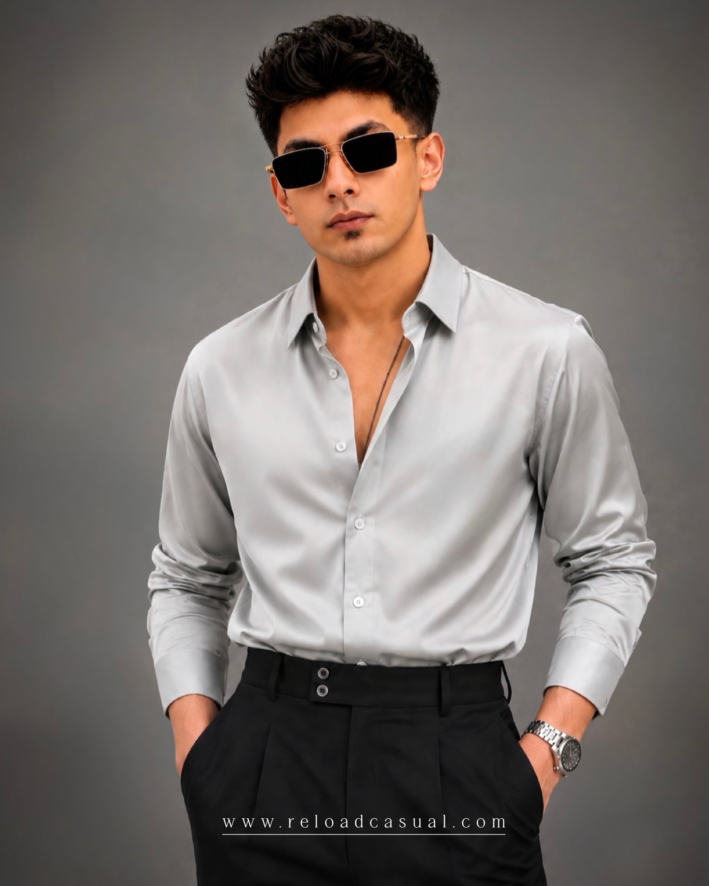Premium Satin Shirts for Men