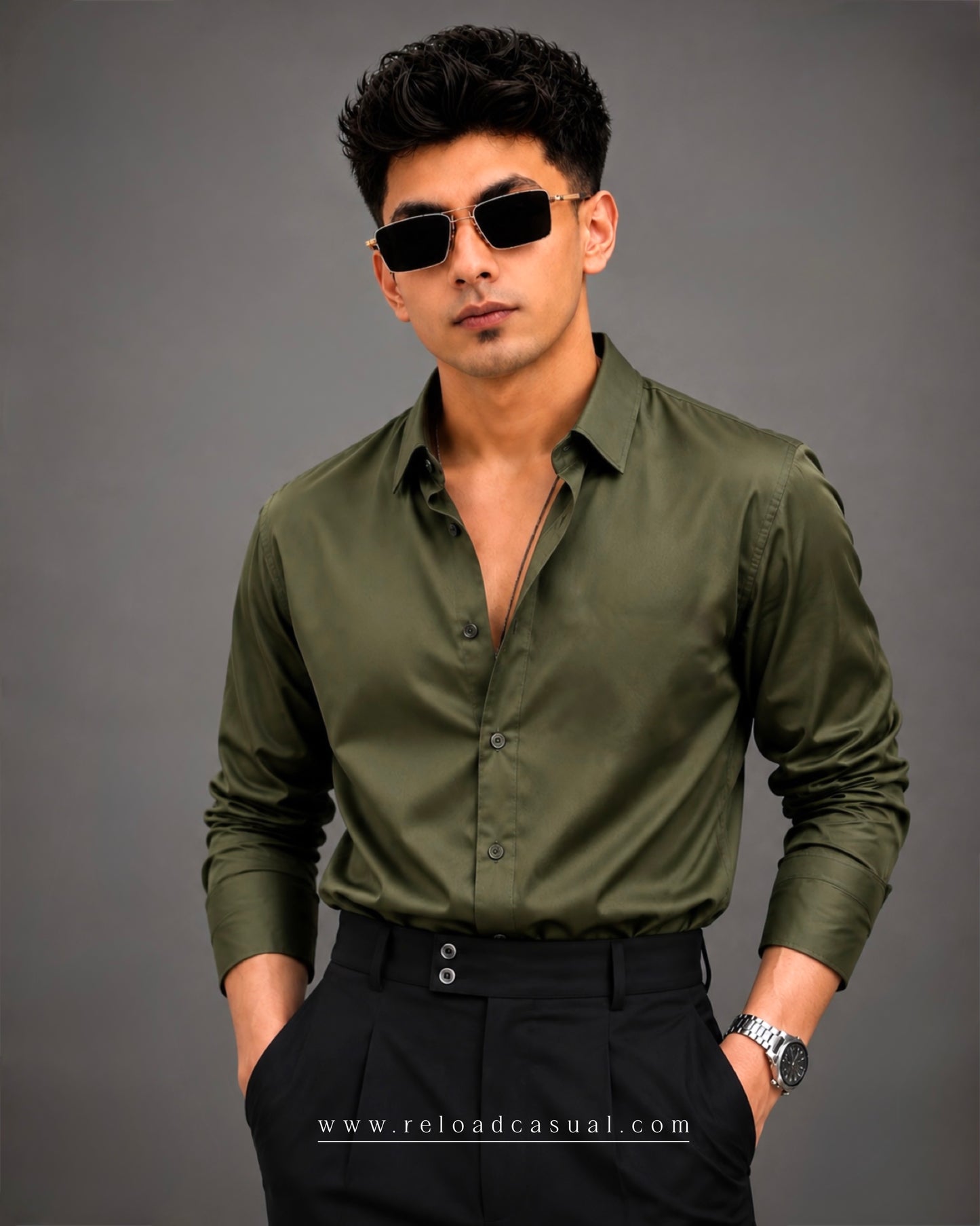 Premium Satin Shirts for Men