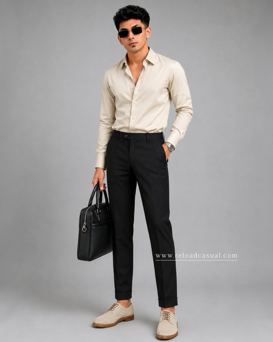 Premium Satin Shirt & Adjustable Pant Combo