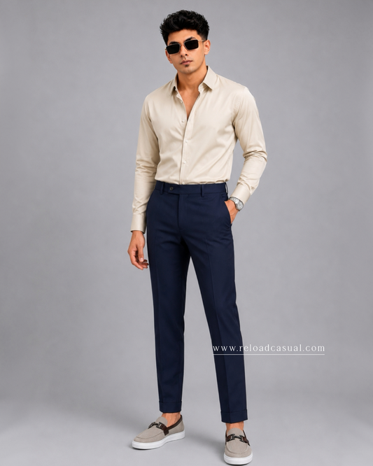 Premium Satin Shirt & Adjustable Pant Combo