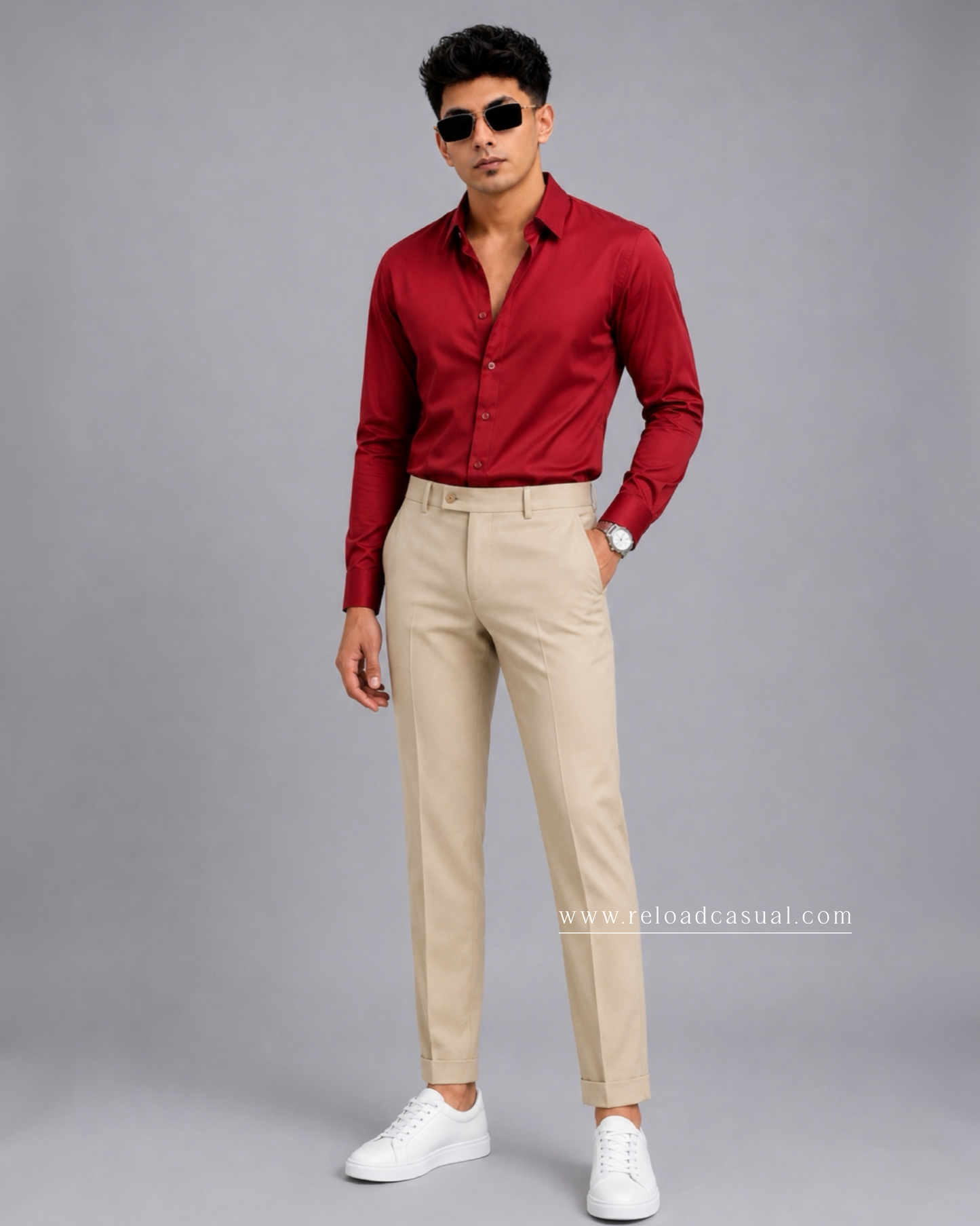 Premium Satin Shirt & Adjustable Pant Combo