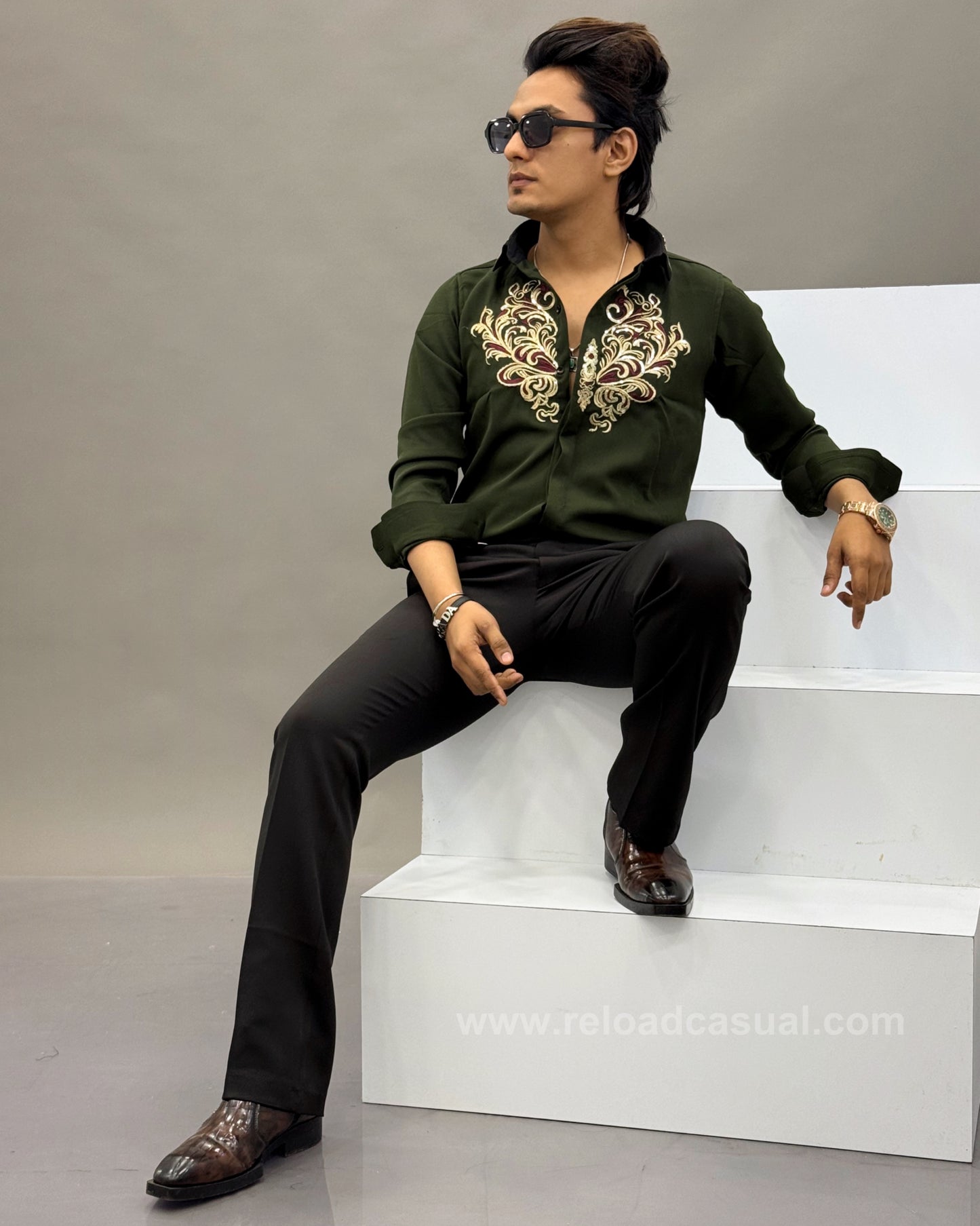 Detail Embroidary Shirt