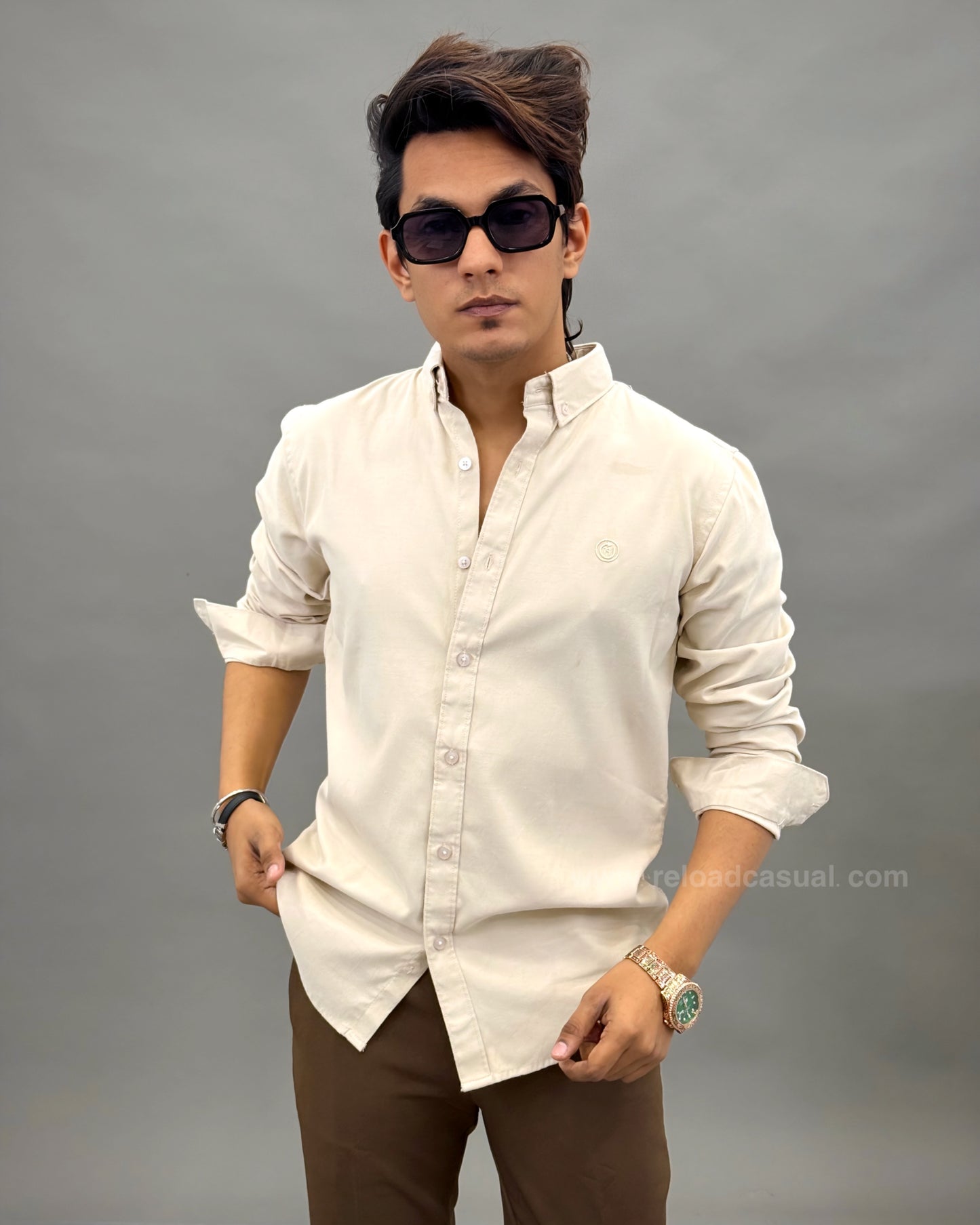 Reload Casual Slim Fit Oxford Shirt