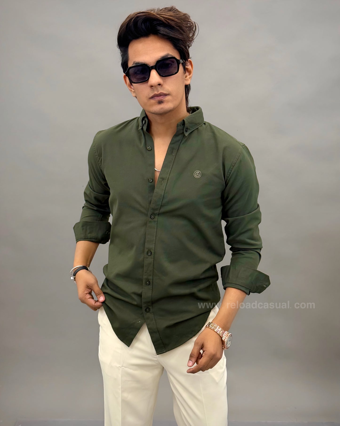 Reload Casual Slim Fit Oxford Shirt