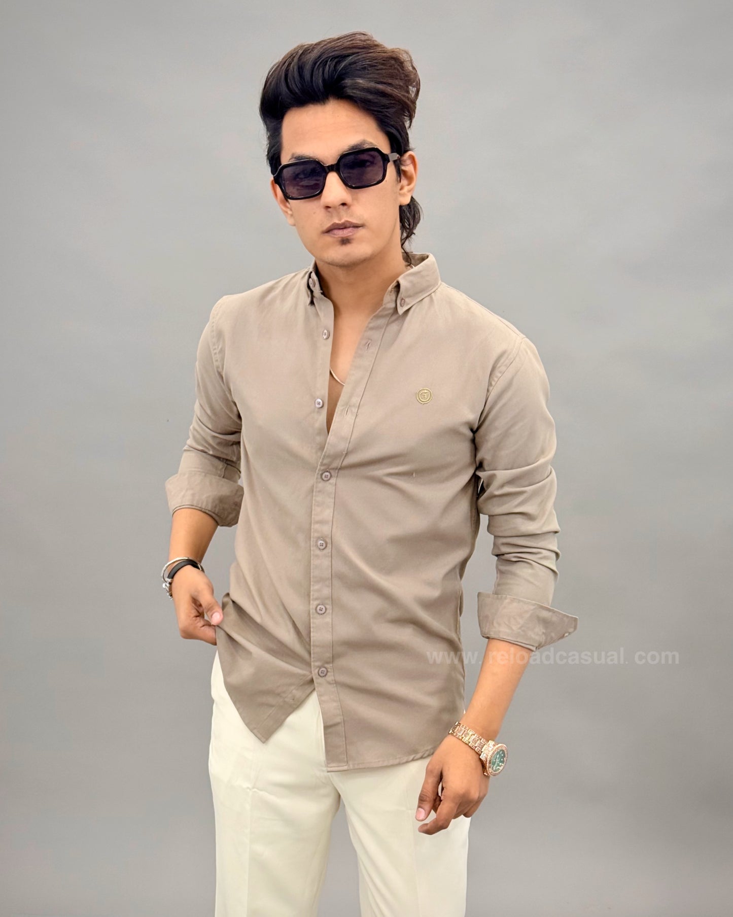 Reload Casual Slim Fit Oxford Shirt