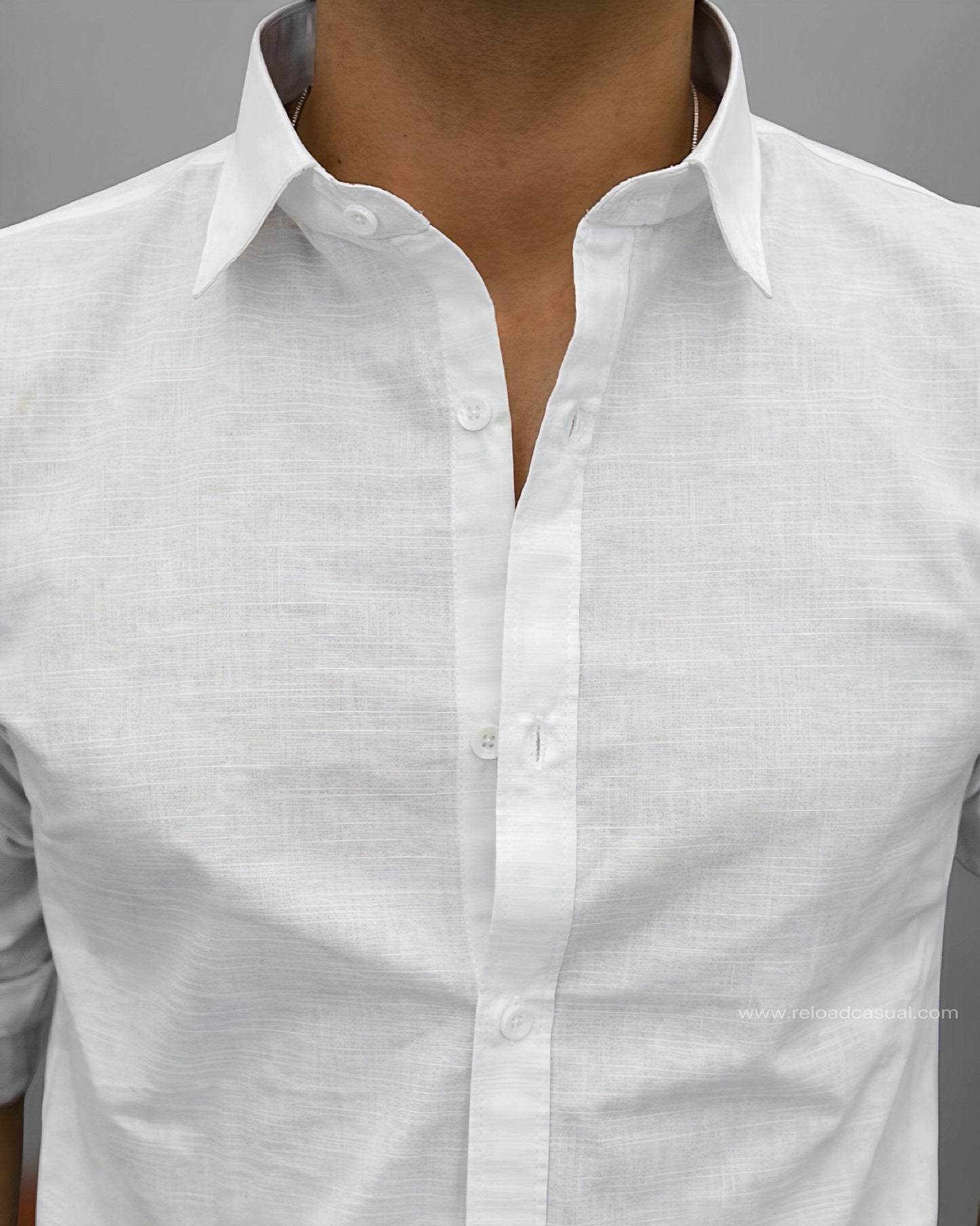 Plain Regular-Fit Linen Shirt
