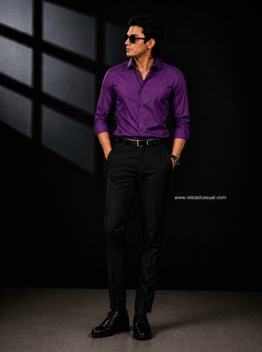 Premium Satin Shirt & Adjustable Pant Combo