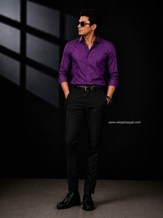 Premium Satin Shirt & Adjustable Pant Combo