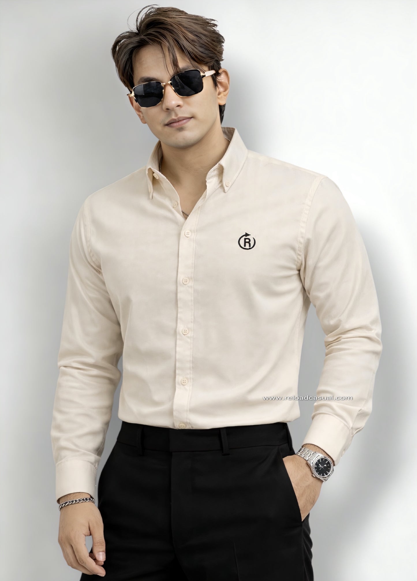 Down Button Oxford Slim Fit Shirt