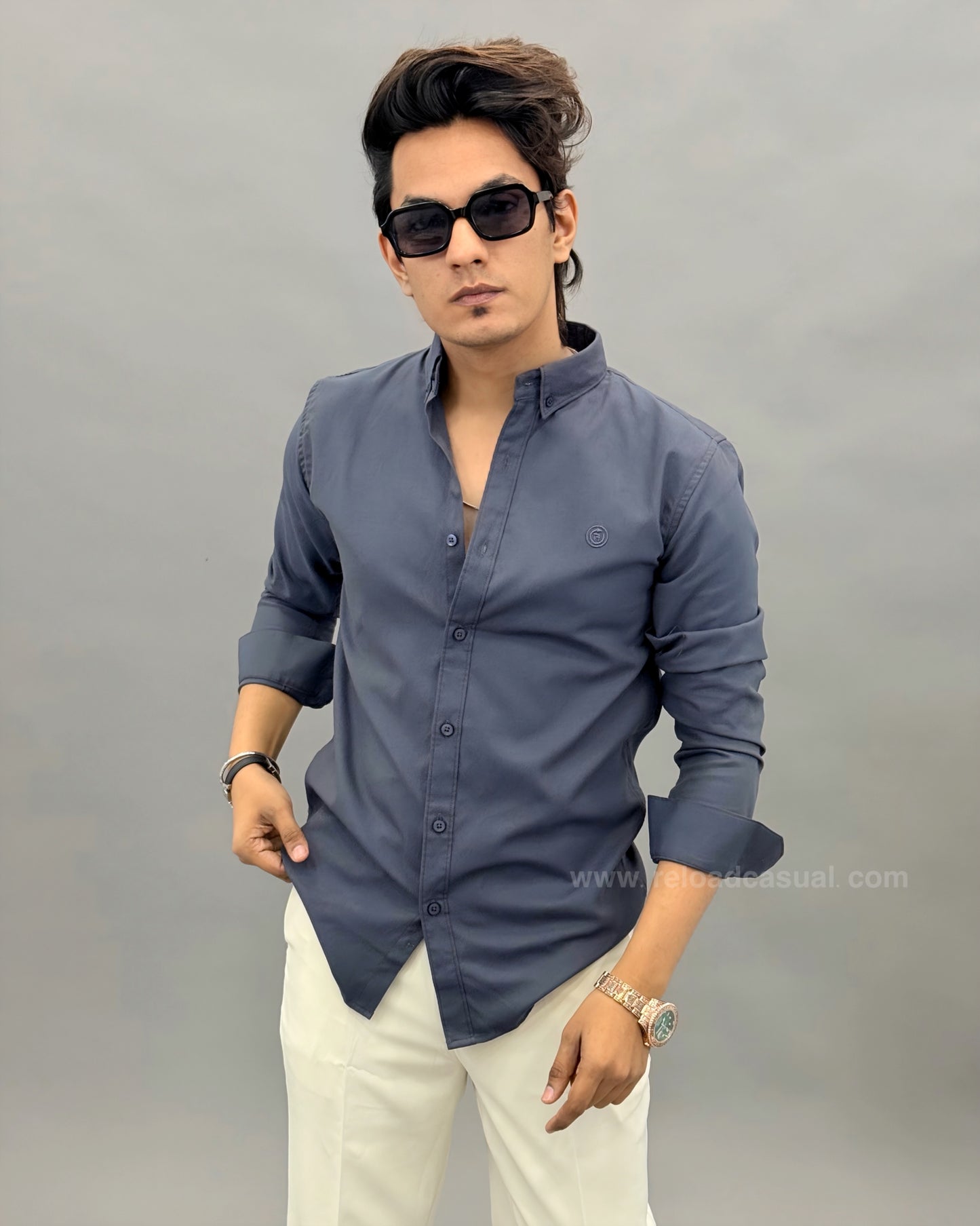 Reload Casual Slim Fit Oxford Shirt