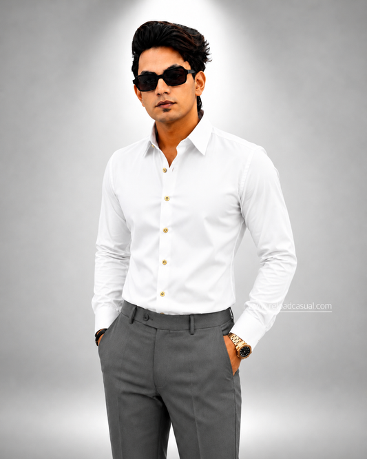 Premium Plain Slim Fit Shirt