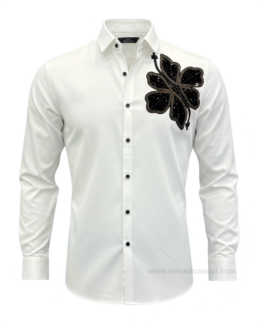 Floral Fusion Handcrafted Shirt